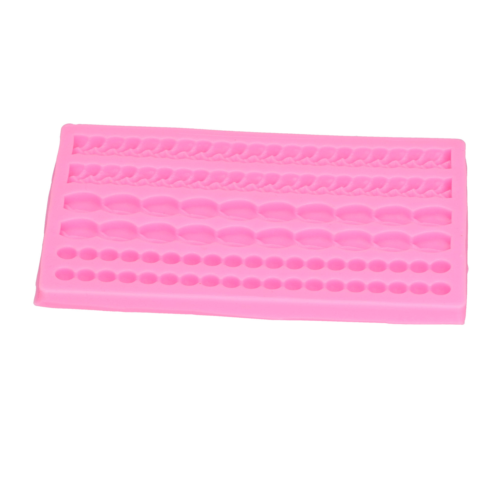 3d-silikonform, Gewebtes Seil, Perlenform, Kuchenform, Küchen-diy-backform, Perlengewebtes Seil