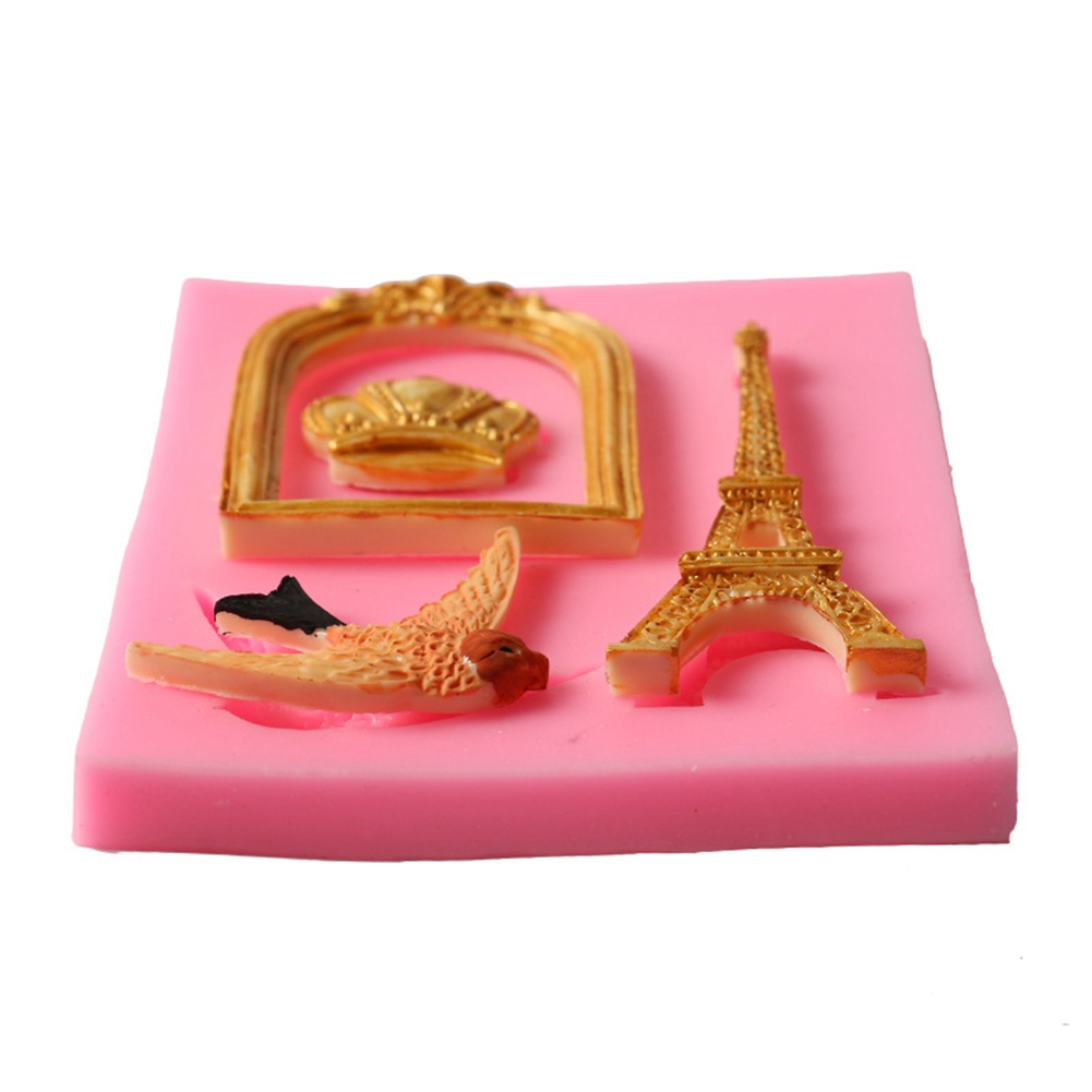 Silikonform In Käfigturmform Zum Backen Von Kuchen, Keksen, Schokolade, Zuckerpaste Und Anderen Lebensmitteln