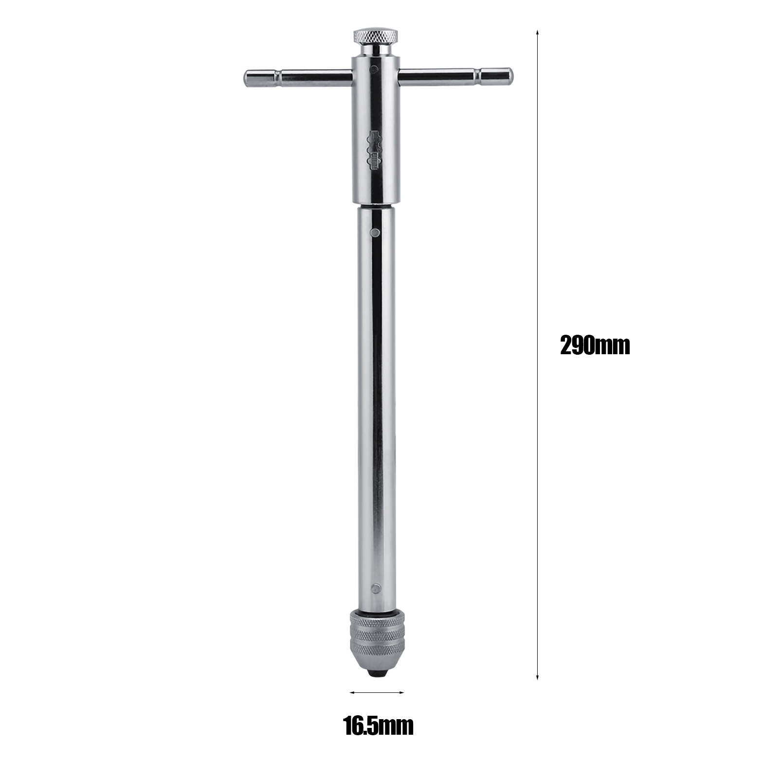 Verstellbarer T-griff-ratschen-gewindebohrerschlüssel M3 M8 & M5 M12 Für Gewindeschneid- Und Schneideisen-sets (m5 M12 Lang)