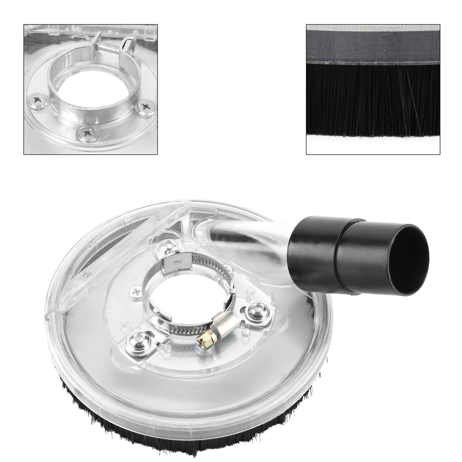 80-125 Mm Transparente Staubabsaugung Für Trockenschleifen An Winkelschleifern Und Handschleifern