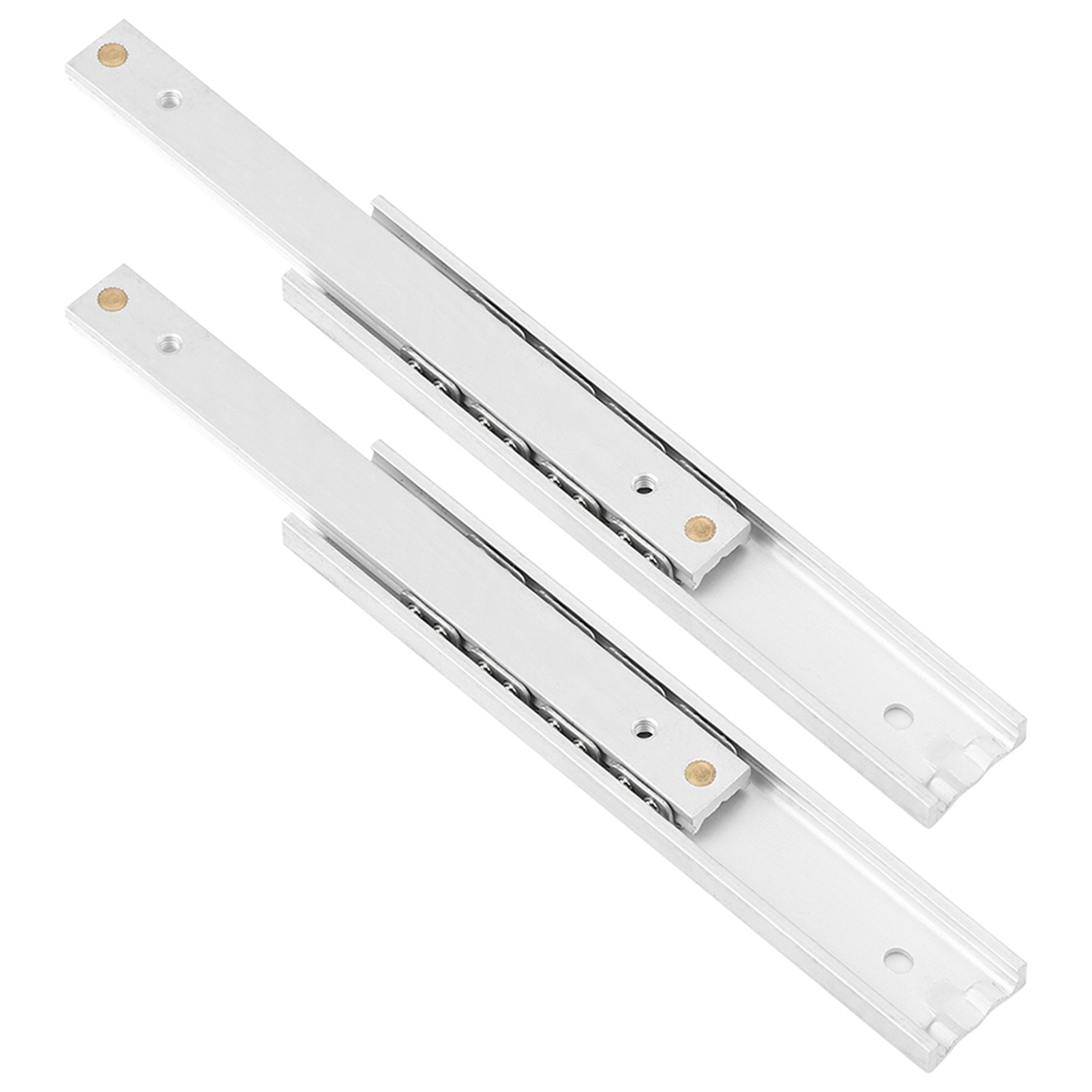 Stück/set Mini-schubladenschienen Aus Langlebiger, Leichtgängiger Aluminiumlegierung (100 Mm)