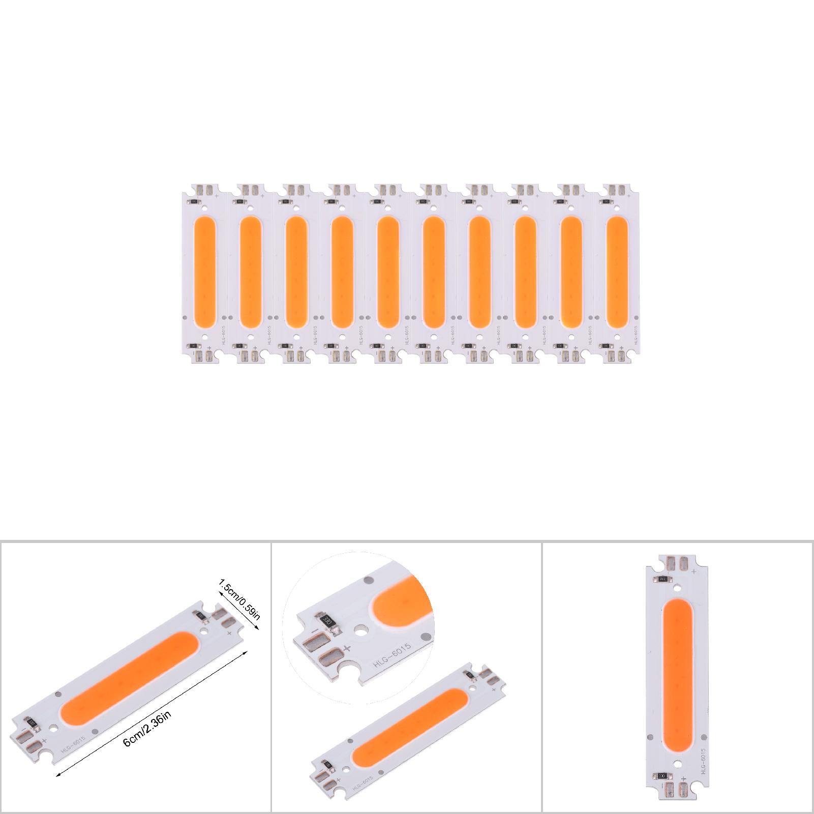 10 Stück Dc 12v 2w Cob-chip-lichtquelle, Geeignet Für Diy-led-lampen, Beleuchtungskörper Und Autolichter (rot)