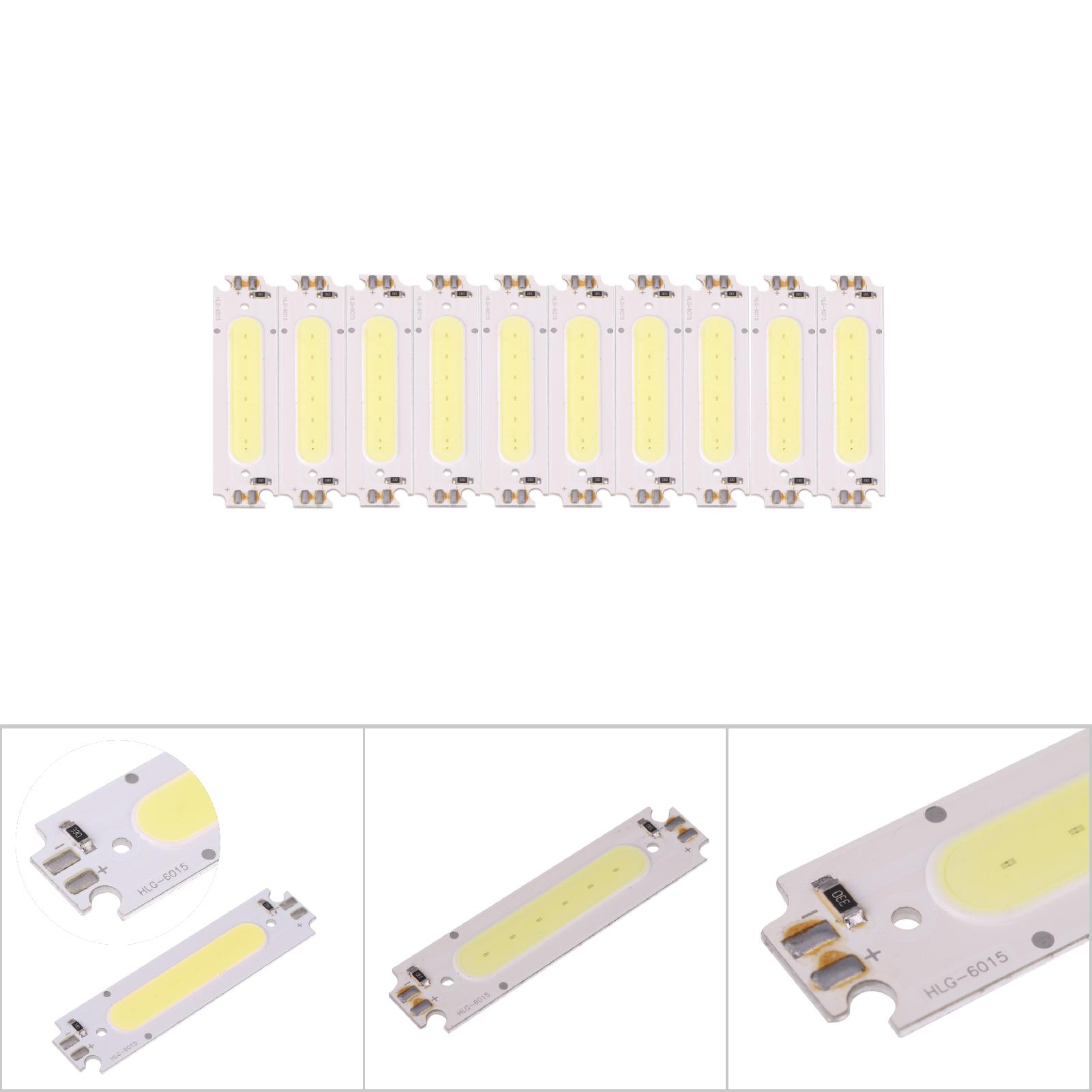 10 Stück Dc 12v 2w Cob-chip-lichtquelle, Geeignet Für Diy-led-lampen, Beleuchtungskörper Und Autolichter (weiß)