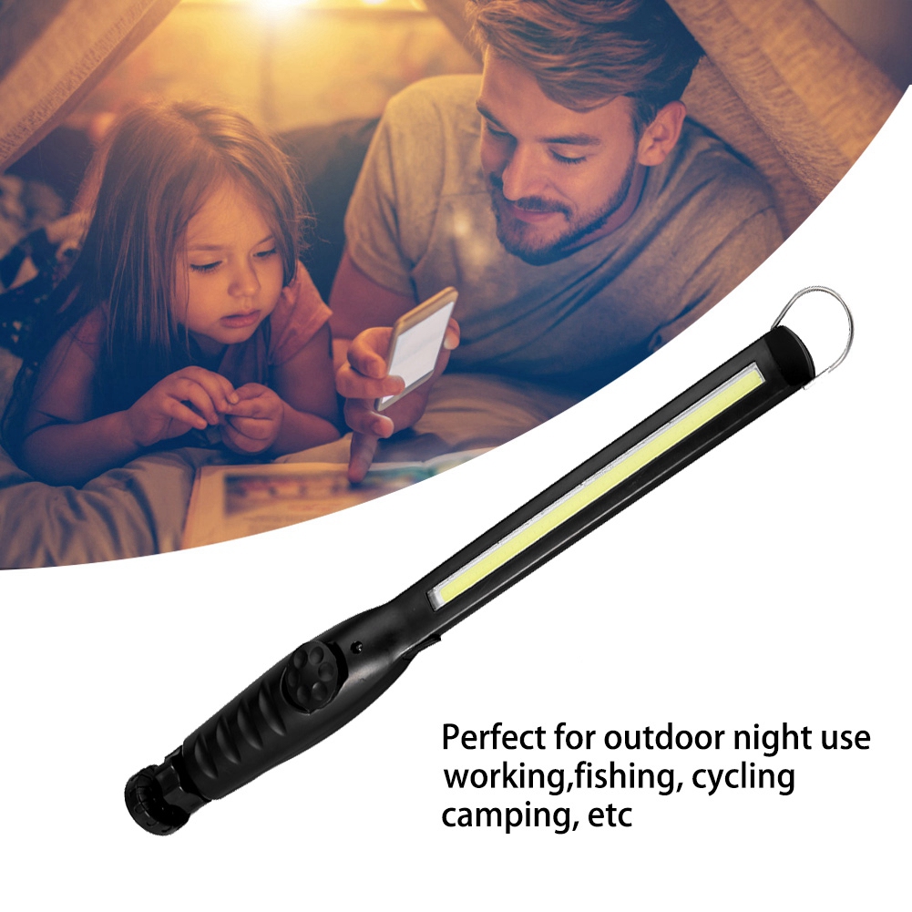 Tragbare 600-lm-led-taschenlampe Mit Hoher Leuchtkraft, Usb-wiederaufladbar, Mit Magnetfunktion