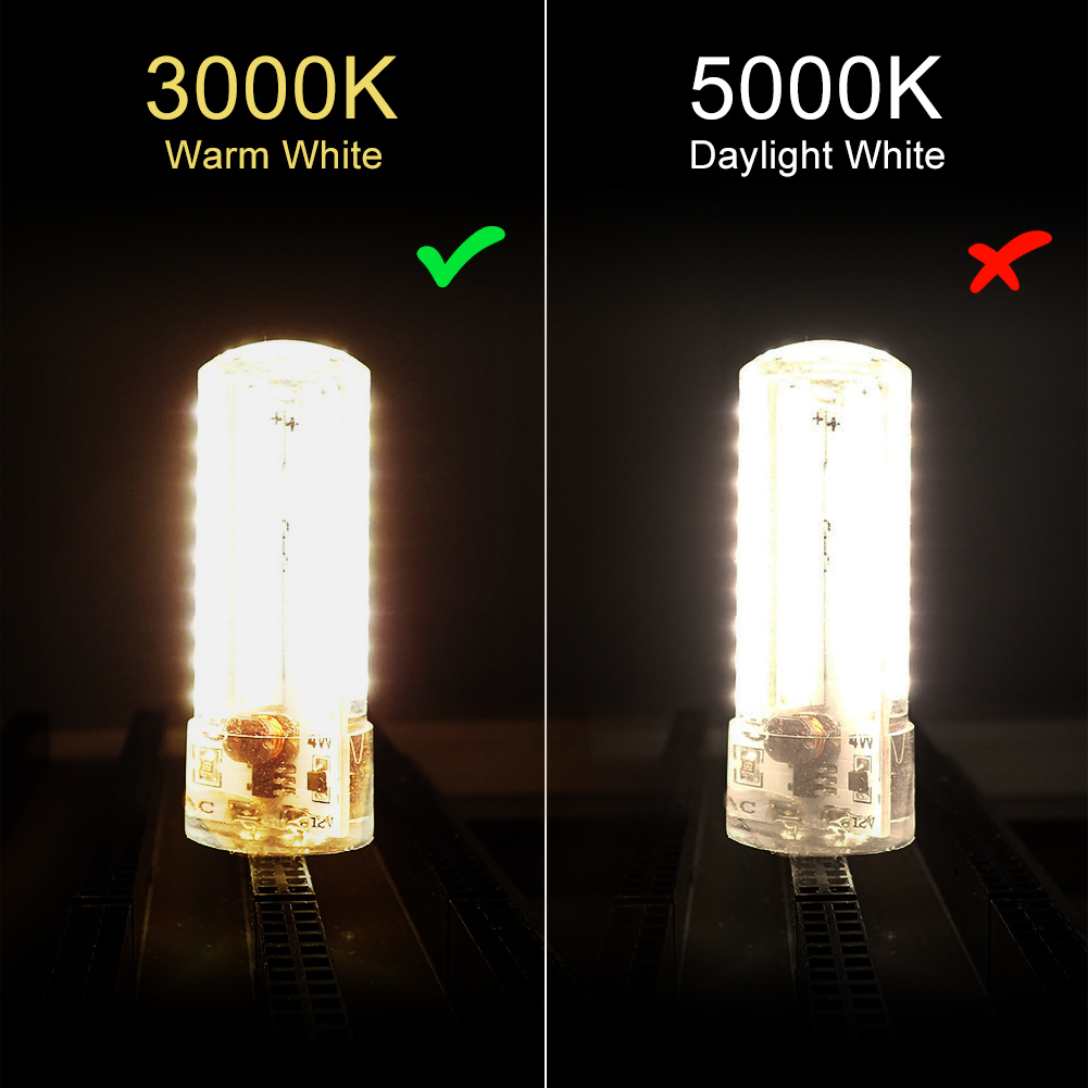 G8 Led-lampen 120v 3w Ejoyous Dimmbare Warmweiße Led-lampen 3000k 72 X 3014 Smd Energiesparend