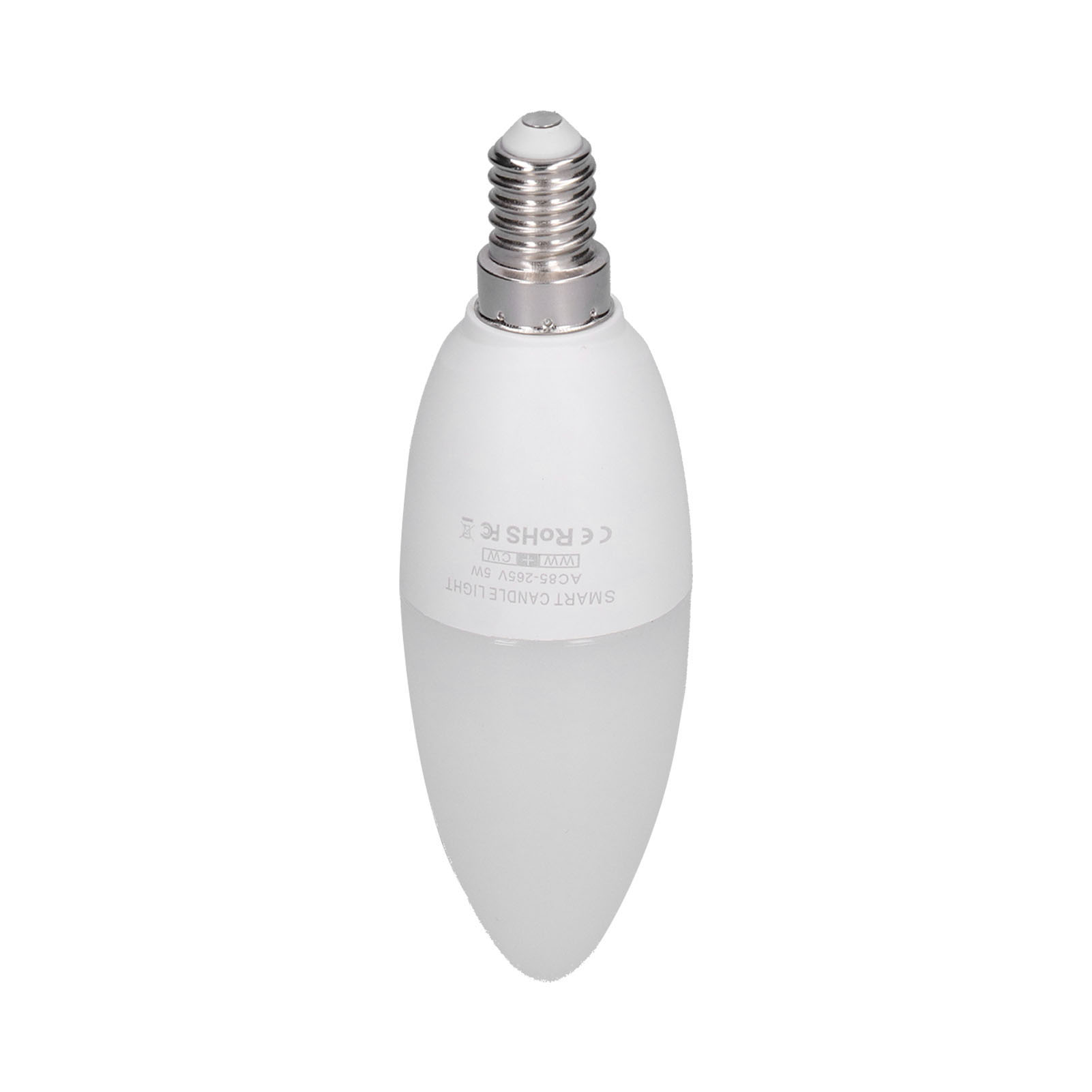 Smarte Wlan-lampe E14, Helle Led-lampe Mit App-fernbedienung Für Tuya, Kaltweiß, 85–265 V