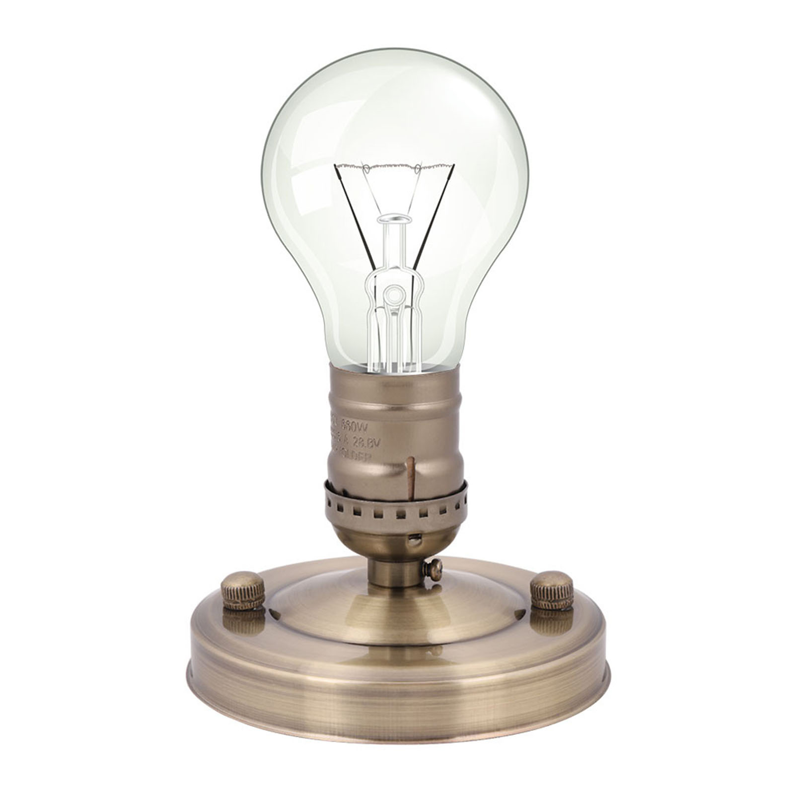E26/e27 Vintage Industrie Decken-/wandleuchtenfassung, Pendelleuchte, Lampenfassung, Schraubfassung, Bronze
