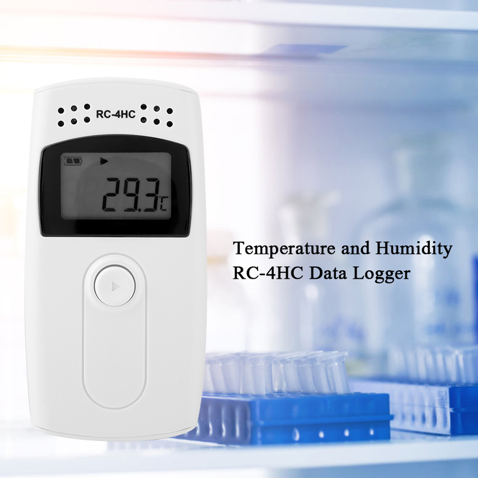 Temperatur- Und Feuchtigkeitsdatenlogger Rc-4hc Wiederverwendbarer Mini-recorder Usb Mit Externem Sensor