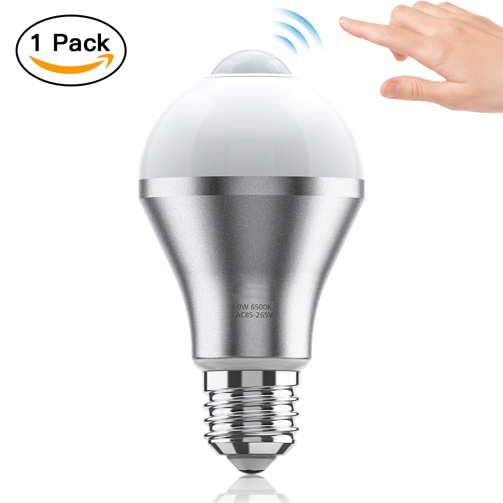 Bewegungsmelder-glühbirne Haofy 9w E27 Smart Pir Led-lampe Mit Automatischer Ein-/ausschaltfunktion Für Den Außenbereich