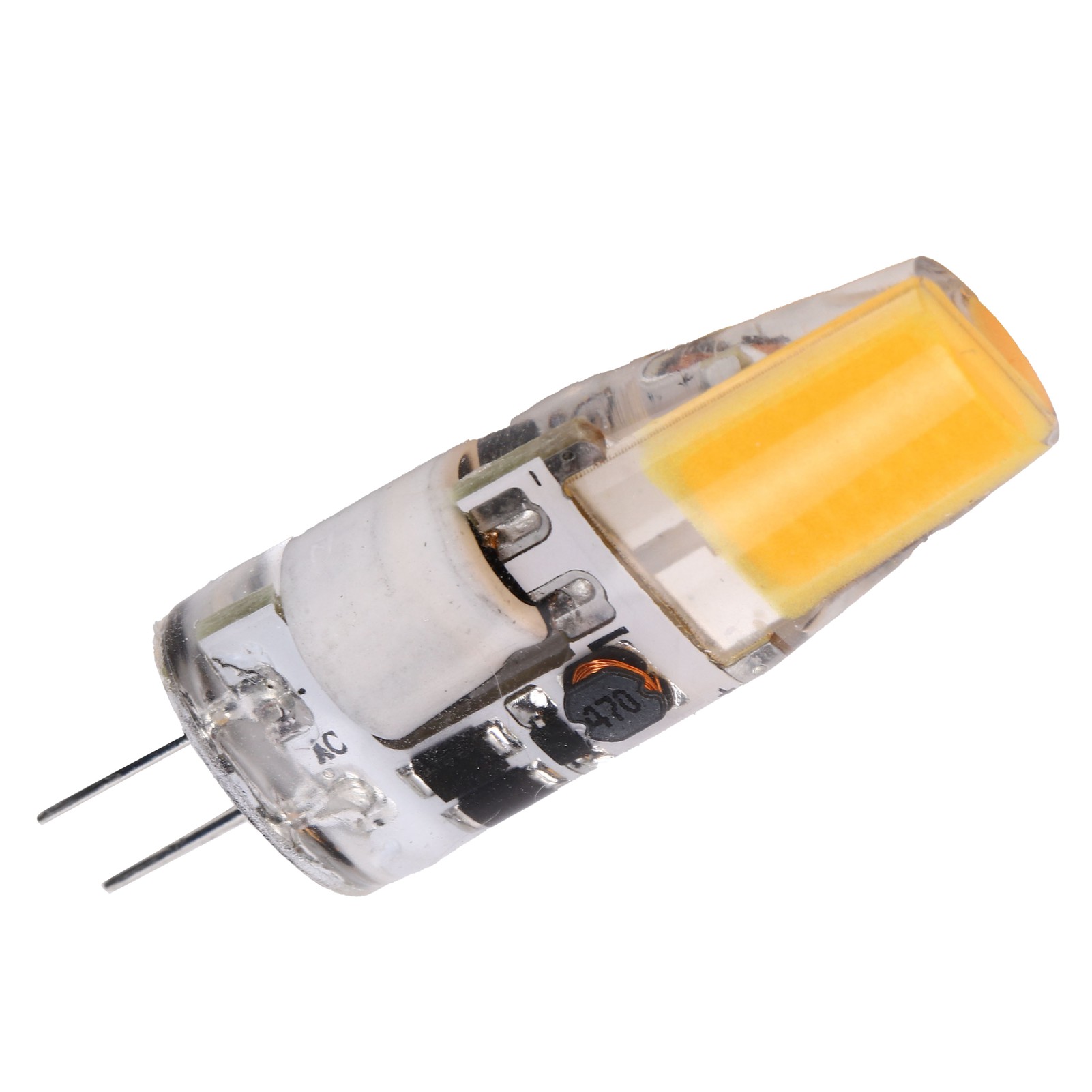 G4 Led Cob-lampe, 5 W, 600 Lm, Silikon, Für Kronleuchter Und Deckenleuchten, Ac/dc 12 V, 4,2 X 1,3 Cm, Warmweiß (2700–3100 K)