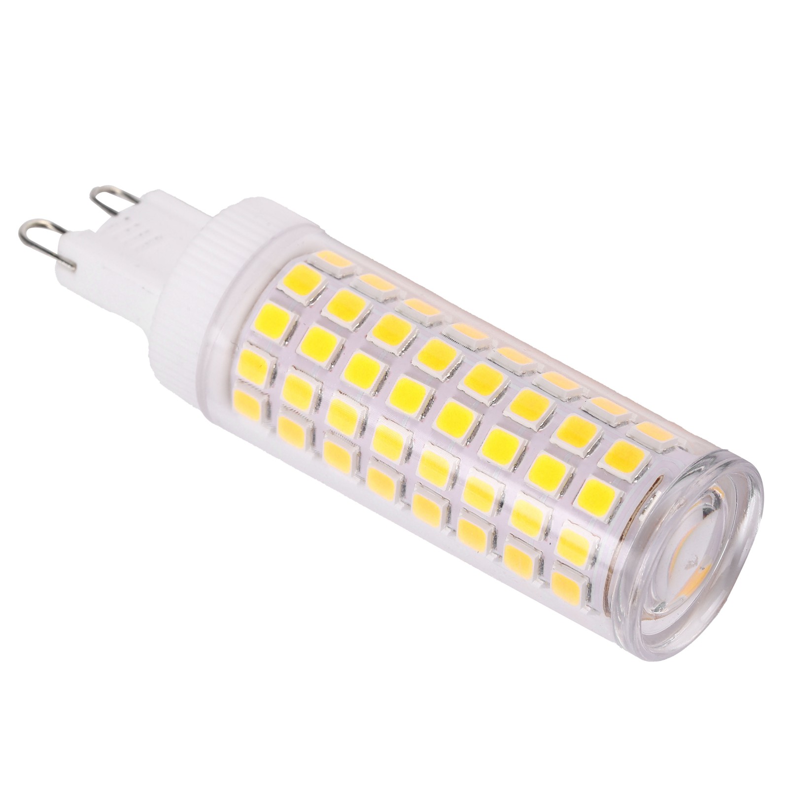 10-w-g9-glühbirne, 1000 Lm, 100 Leds, Led-maiskolbenlampe Mit Zwei Stiften, Für Kronleuchter, 100–240 V, Kaltweiß (6000–6500 K)