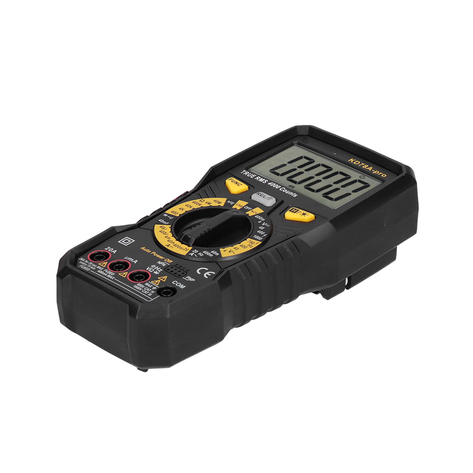 Multifunktions-digitalmultimeter True Rms Mit Intelligentem Lcd-display, Automatischer Bereichswahl Und Berührungsloser Kapazitätsmessung Kd78a-pro