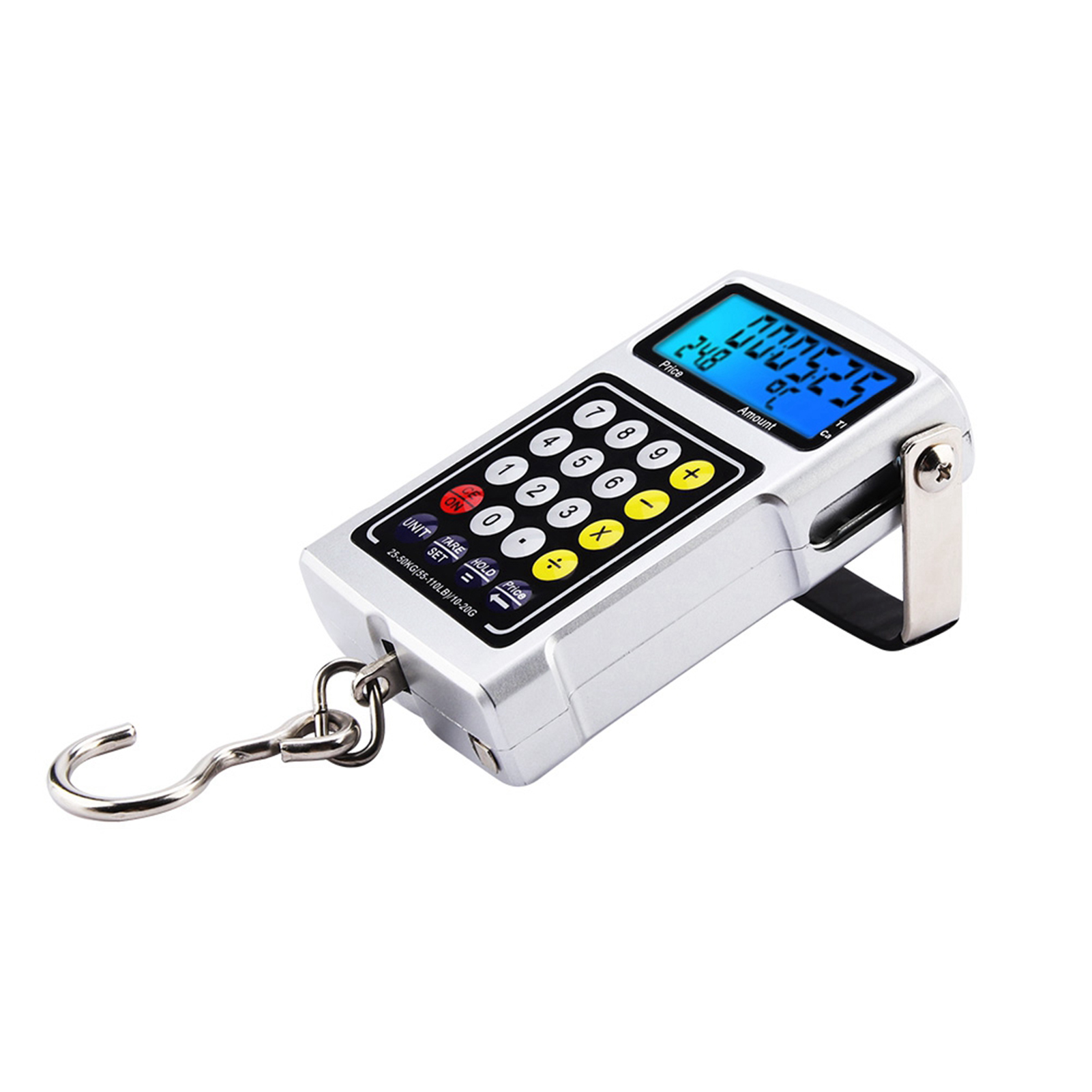 Elektronische Angelhakenwaage, Gepäckwaage Bis 50 Kg, 7-in-1-digital-hängewaage