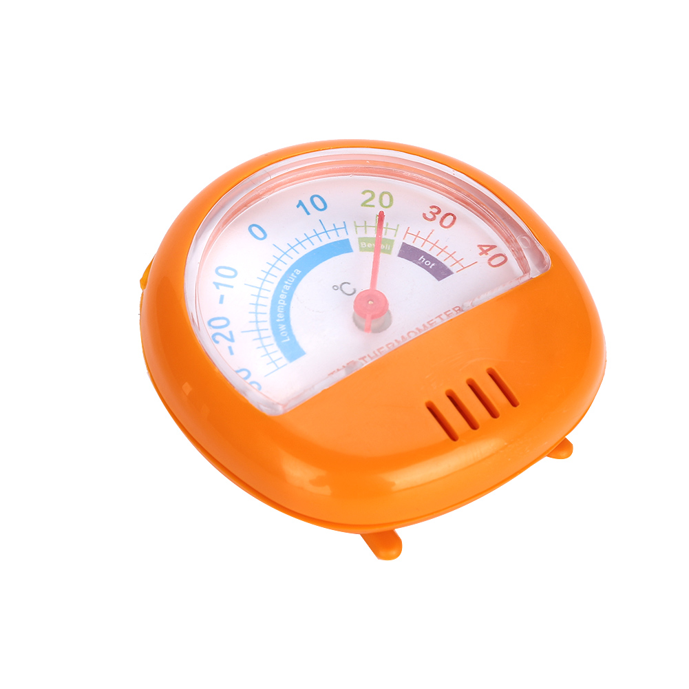 Kühlschrank-gefrierschrank-thermometer, Großes Zifferblatt (mechanisch, Gelb)