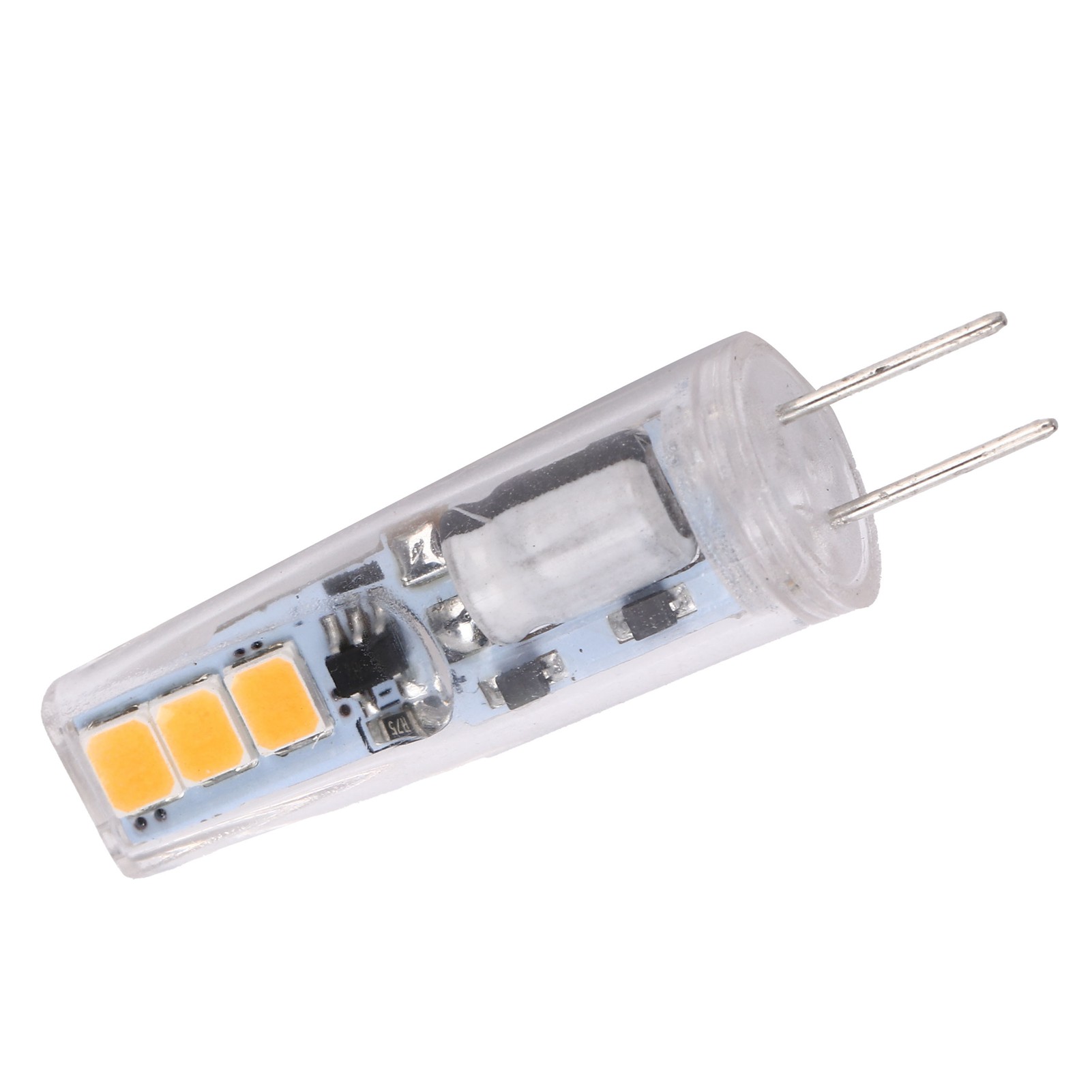 2w 200lm 2835 G4 Glühbirne Ac/dc 12v Mini-pc-lampe Für Wohnraumleuchten, Kronleuchter, Deckenlampen, Warmweiß 2700k–3200k