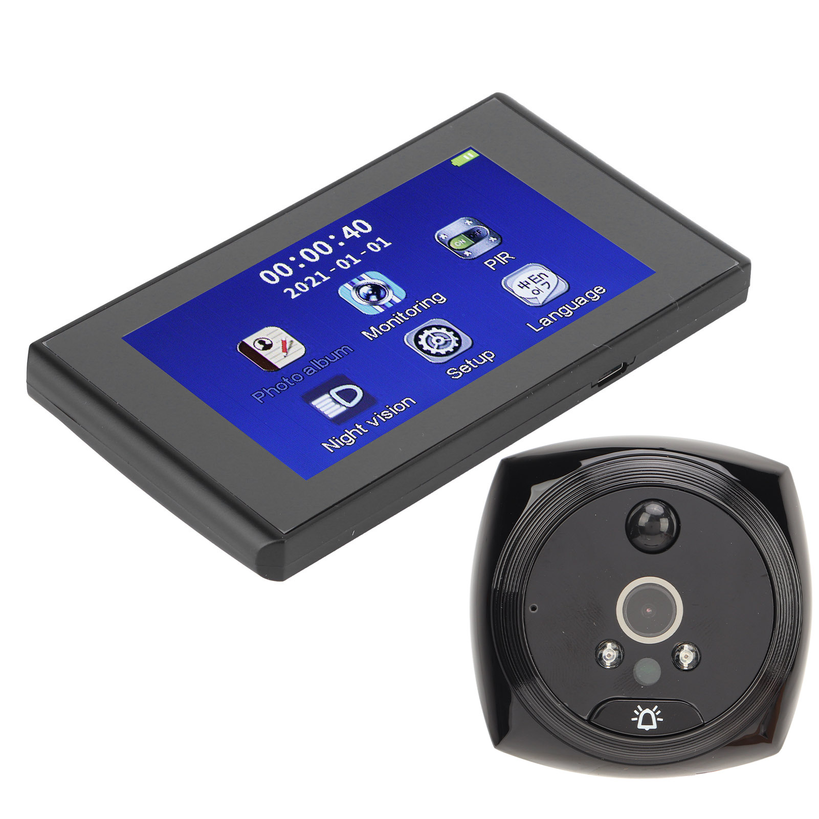 Intelligente Elektronische Video-türklingel Mit 4,5-zoll-hd-kamera Und Bewegungserkennung