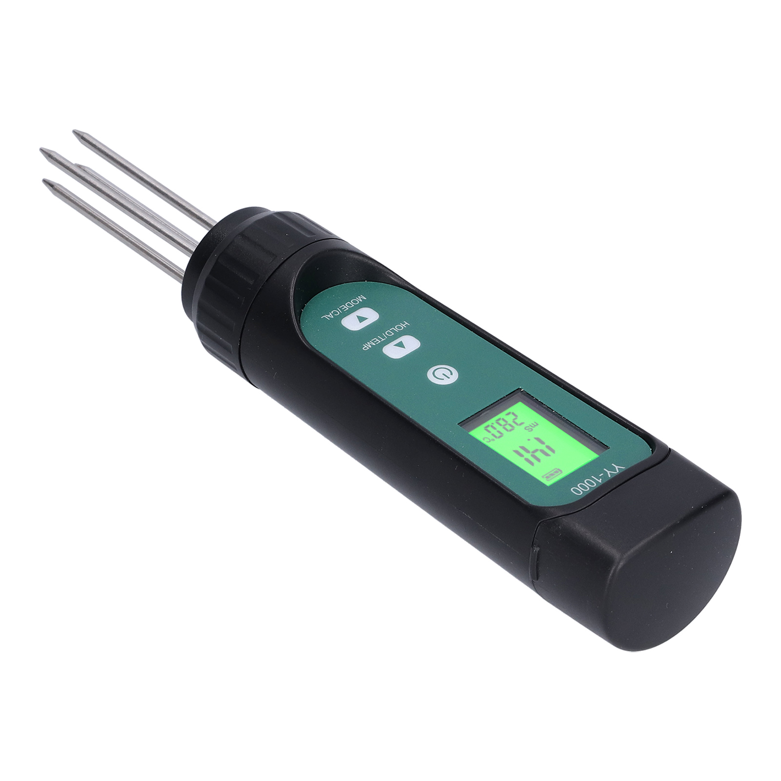 3-in-1 Bodenmessgerät Mit Ec-wert, Temperatur- Und Feuchtigkeitsmessung Für Garten, Hof Und Obstplantagen