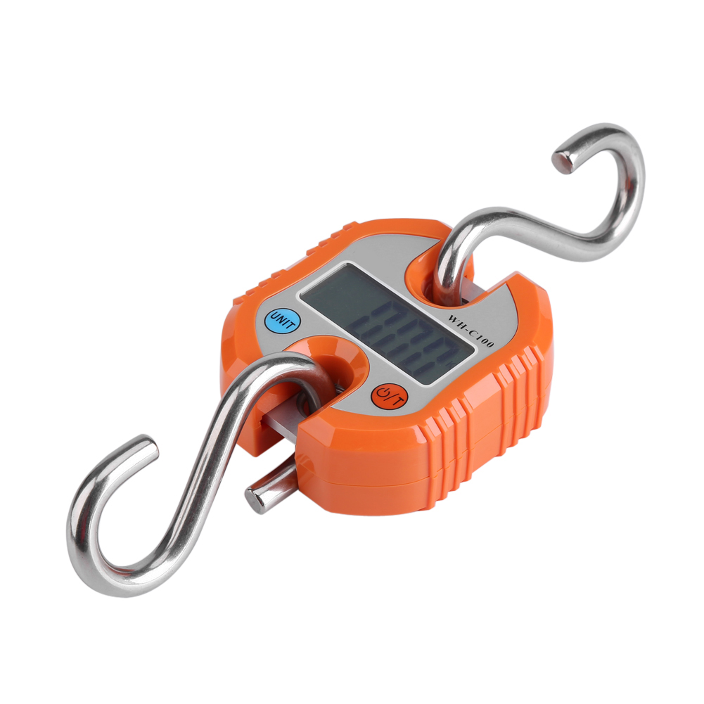 Weiheng Tragbare Kran-digital-elektronik-haken-hängewaage Mit Lcd-display, Orange