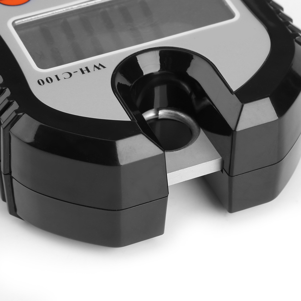 Weiheng Tragbare Kran-digitalwaage Mit Lcd-display Und Hakenfunktion, Schwarz