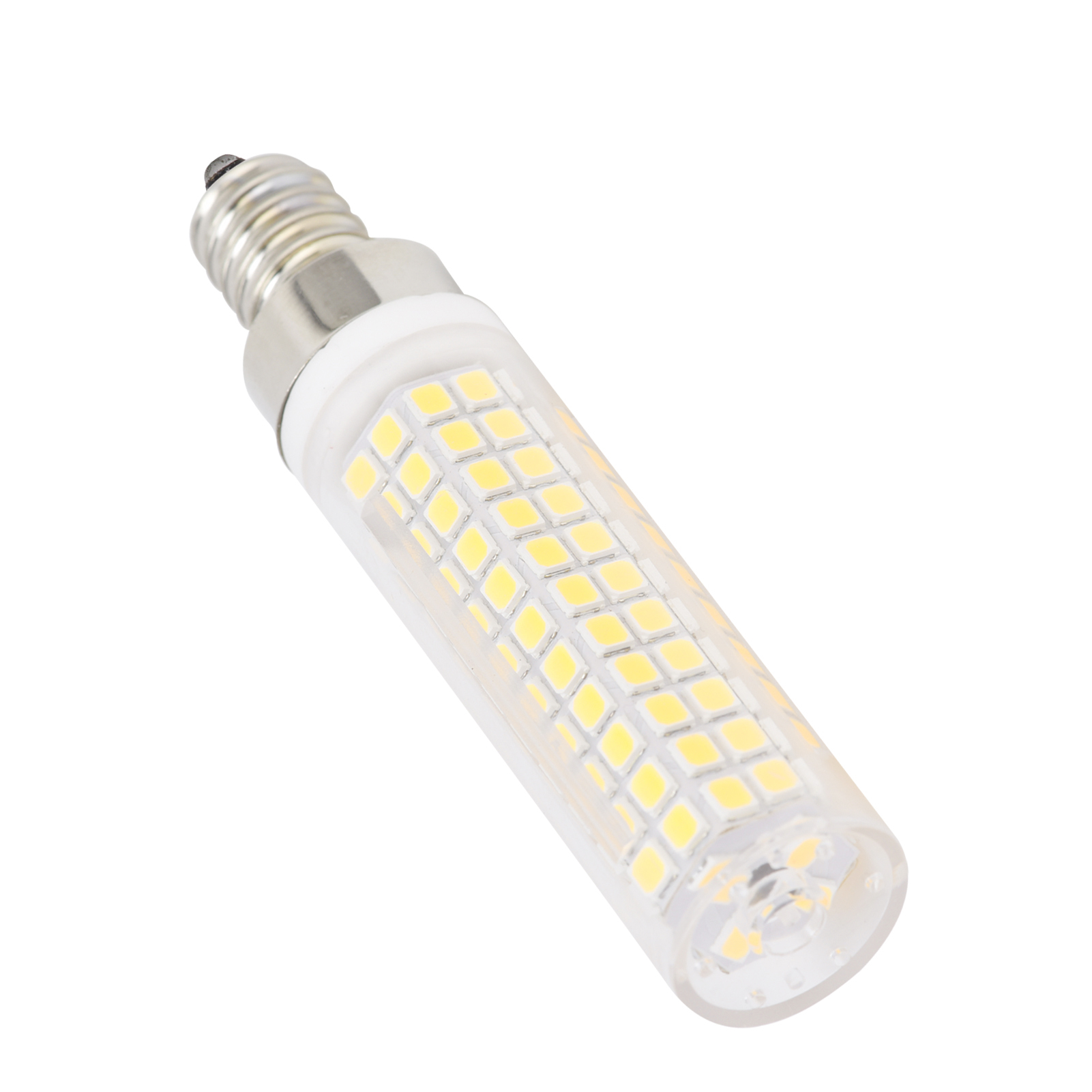 E12 Led-maiskolbenlampe, 1200 Lm, 136 Leds, Dimmbar, Für Kronleuchter, Deckenleuchten Und Wandlampen, 110 V, Kaltweiß