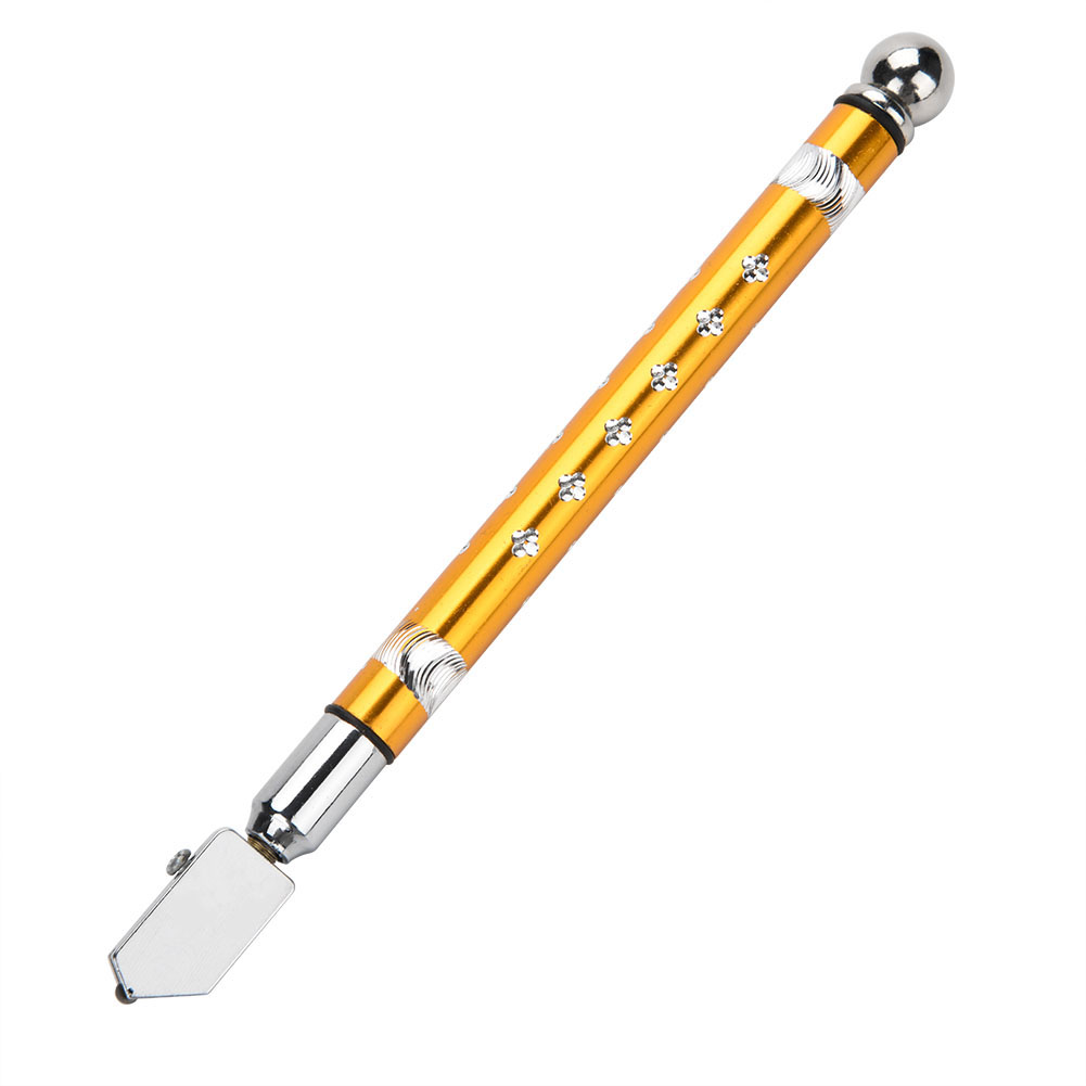 Tragbarer, Handgeführter Glasschneider Mit Radform Und Rutschfestem Griff Zum Schneiden Von Glas Mit Einer Stärke Von 3 Bis 15 Mm (gold)