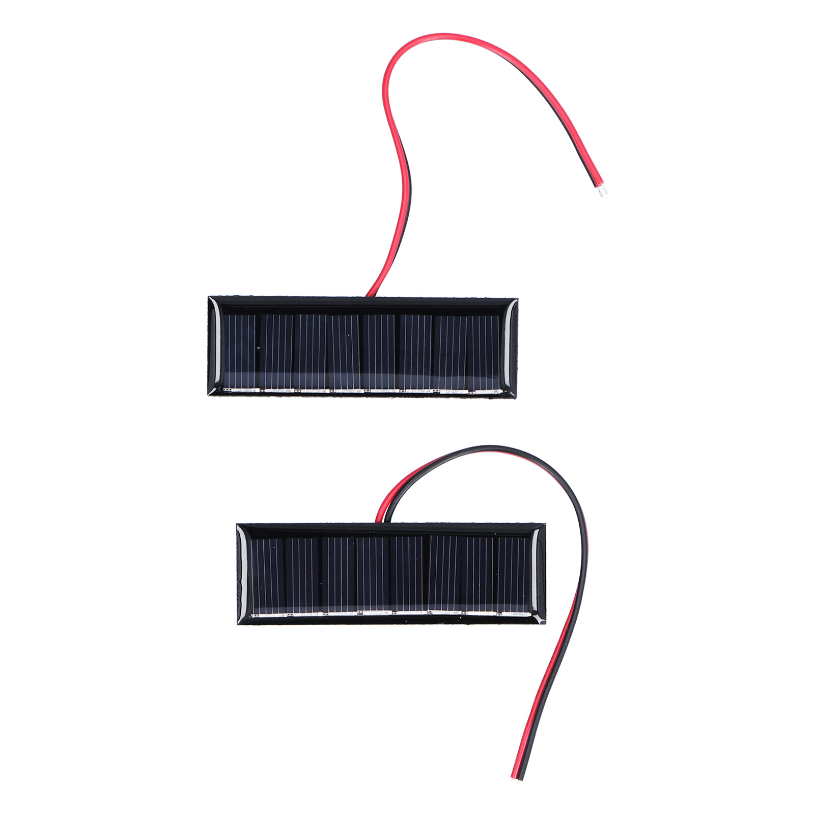 2 Stück 0,2 W 4 V Solarpanel Mit Elektronikkabel, Polysilizium-solarplatine Für Wissenschaftliche Zwecke, 75 X 25 Mm
