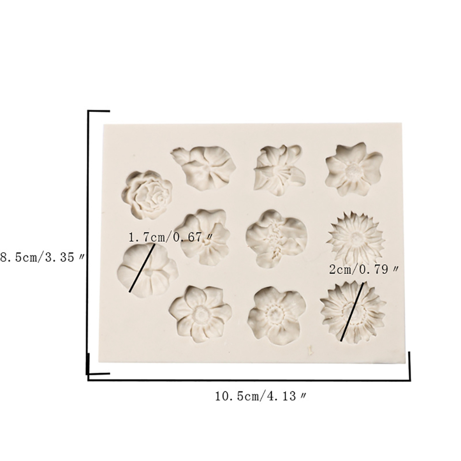 Silikon-blumenmuster-puddingform, Dessertform, Kuchenform, Diy-backform, Seifenherstellungswerkzeug