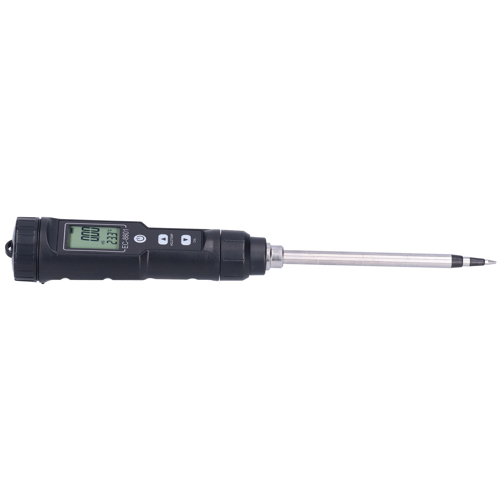 Ec-tester Mit Lcd-display, Bodenleitfähigkeits- Und Temperaturmessgerät Für Garten Und Obstplantage