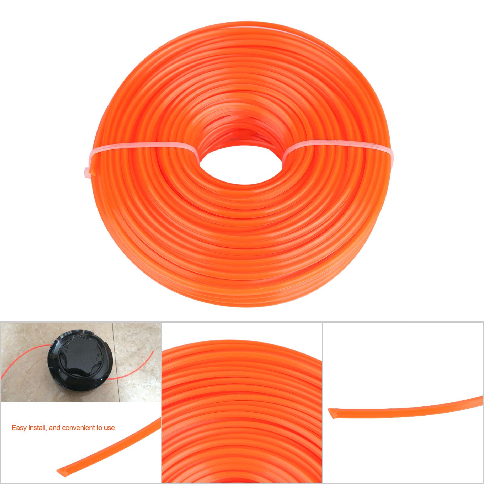 Mm Trimmerfaden Aus Nylon, Quadratisch, 50 M, Für Benzin-rasentrimmer