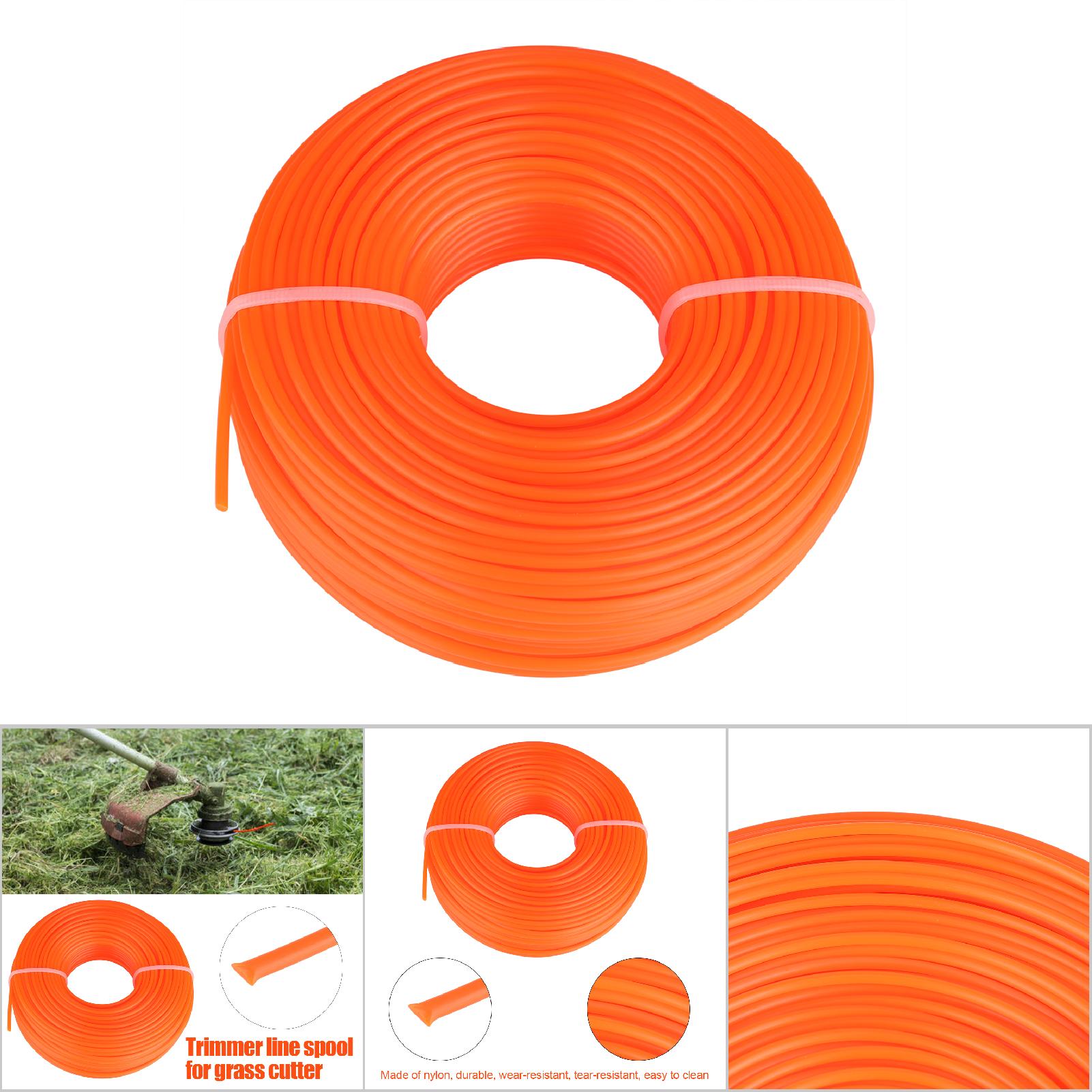 2,4 Mm Trimmerfaden Aus Nylon, Rund, 50 M, Für Benzin-rasentrimmer