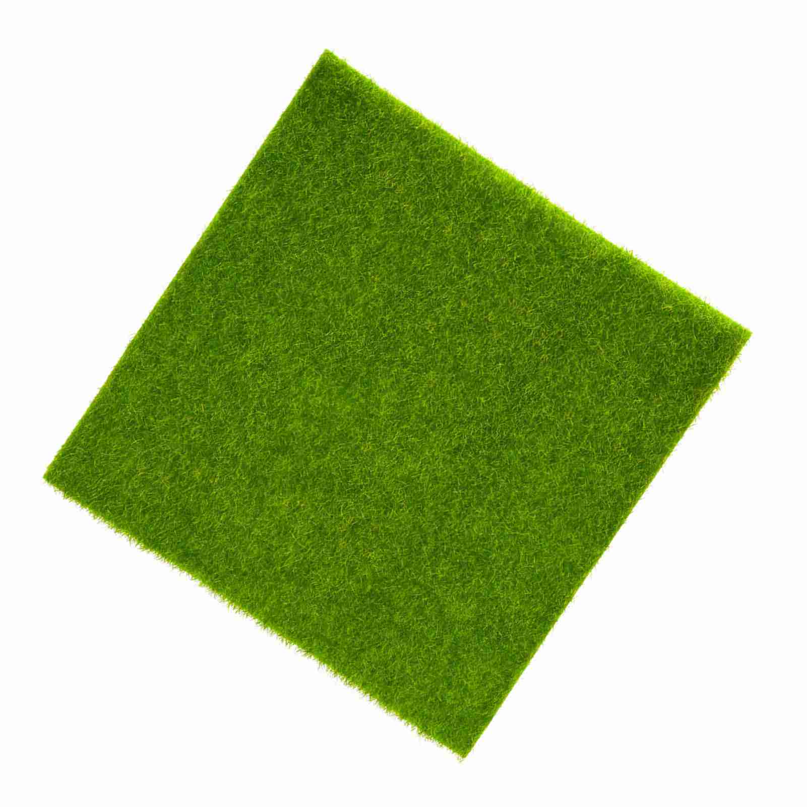 Synthetische Miniatur-gartendekoration, Diy-basteltopf, Künstlicher Rasen Aus Kunststoff (15 X 15 Cm)