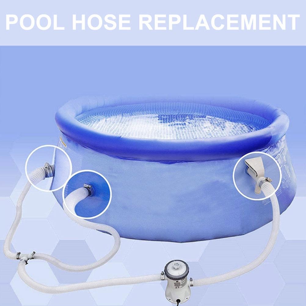 Ersatzschlauch Und Klemme Für Schwimmbadfilterpumpen, Kompatibel Mit Pumpen Mit Einer Leistung Von 300 Gph Und 330 Gph