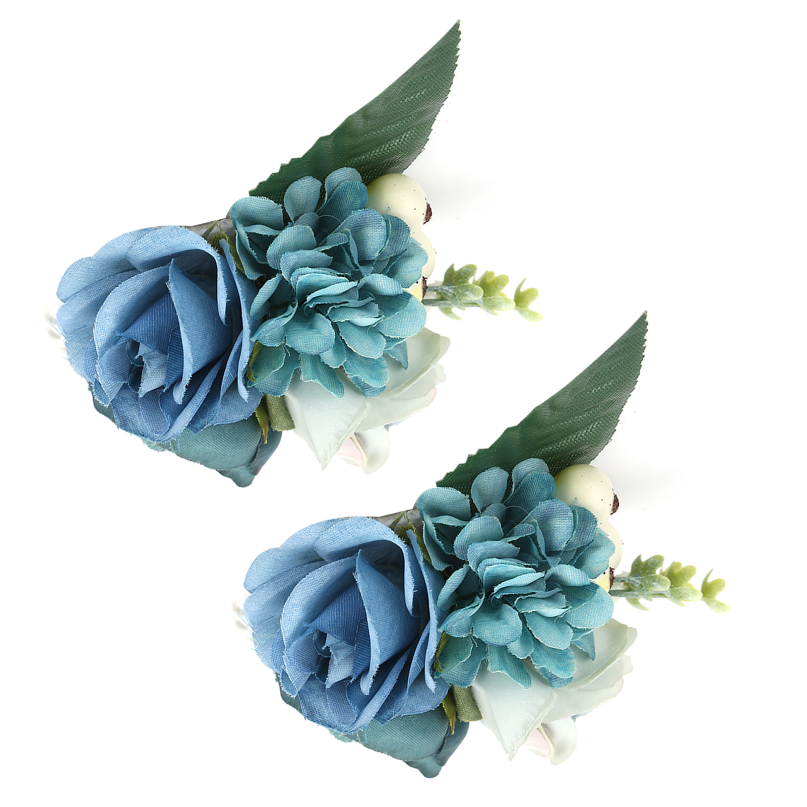 Stück/beutel Künstliche Handblumen Für Brautjungfern, Ideal Für Hochzeitsfeiern, Cocktailpartys Und Mehr – Cyan-blau