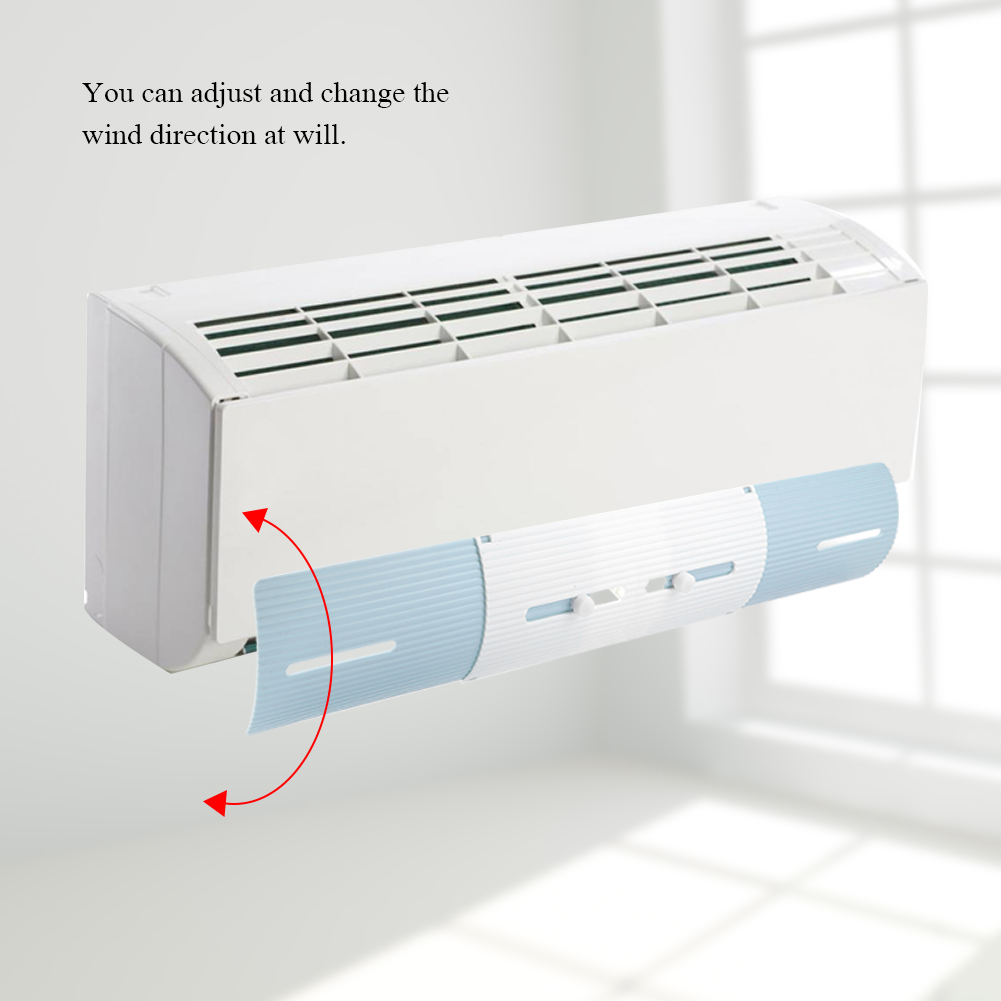 Windabweiser Für Klimaanlage, Einziehbarer Windabweiser, Blau