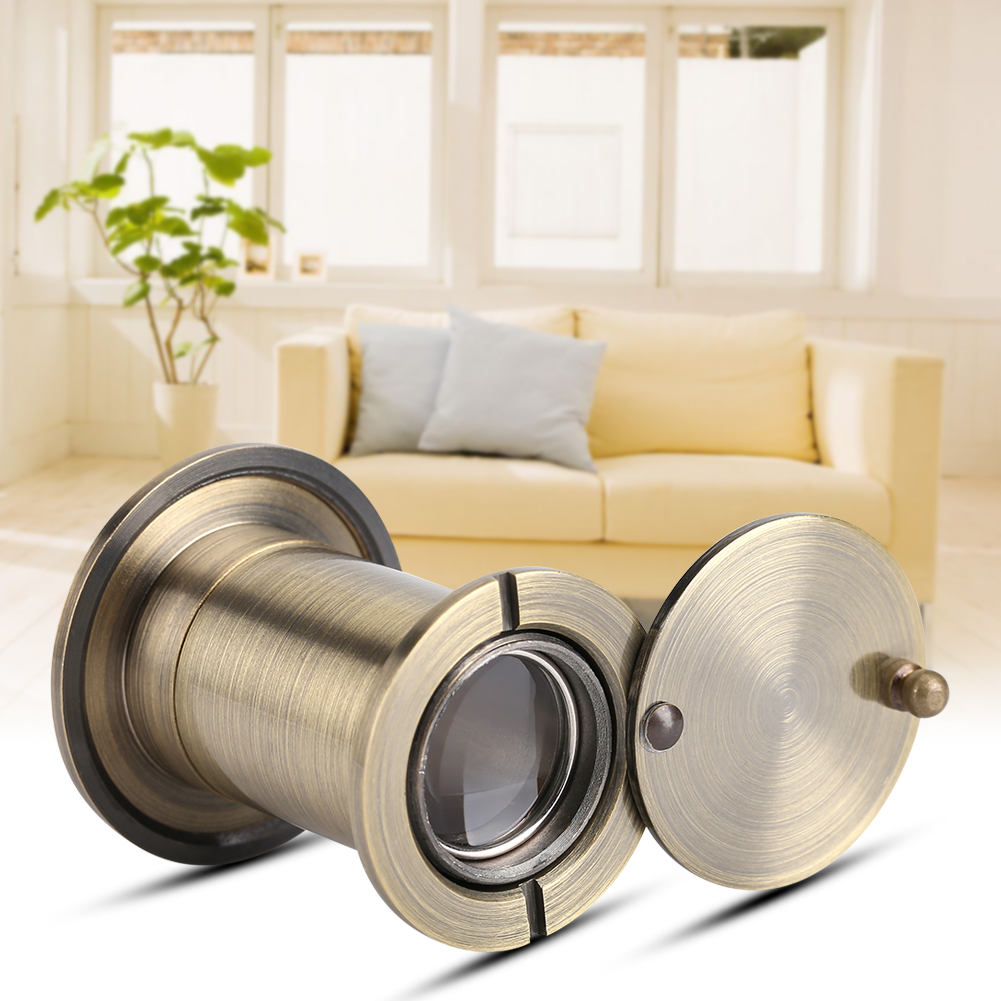 Optischer Türspion Aus Glas Mit 220-grad-weitwinkel (bronze)