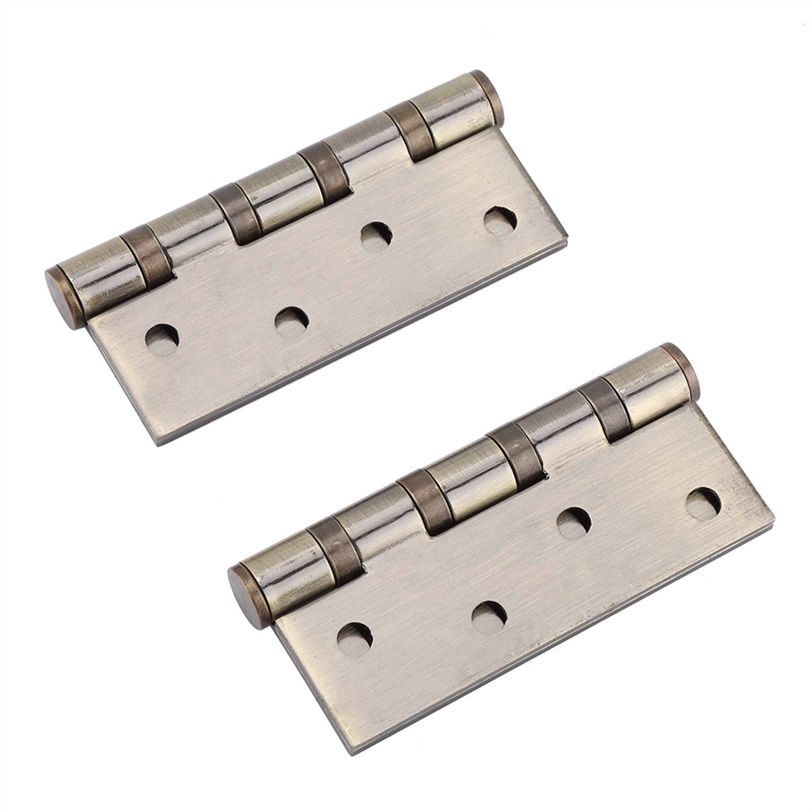 4 Zoll 3 Mm Edelstahl-türscharnier Mit Losem Stift, Schalldämpferpuffer, Geräuschdämpfendes Lager (gelb Plattiert)