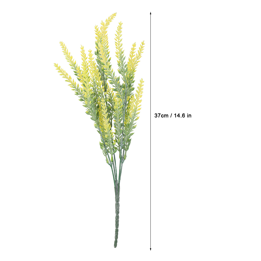 25 Künstliche Lavendel-brautsträuße (gelb) – Hochzeitsdekoration