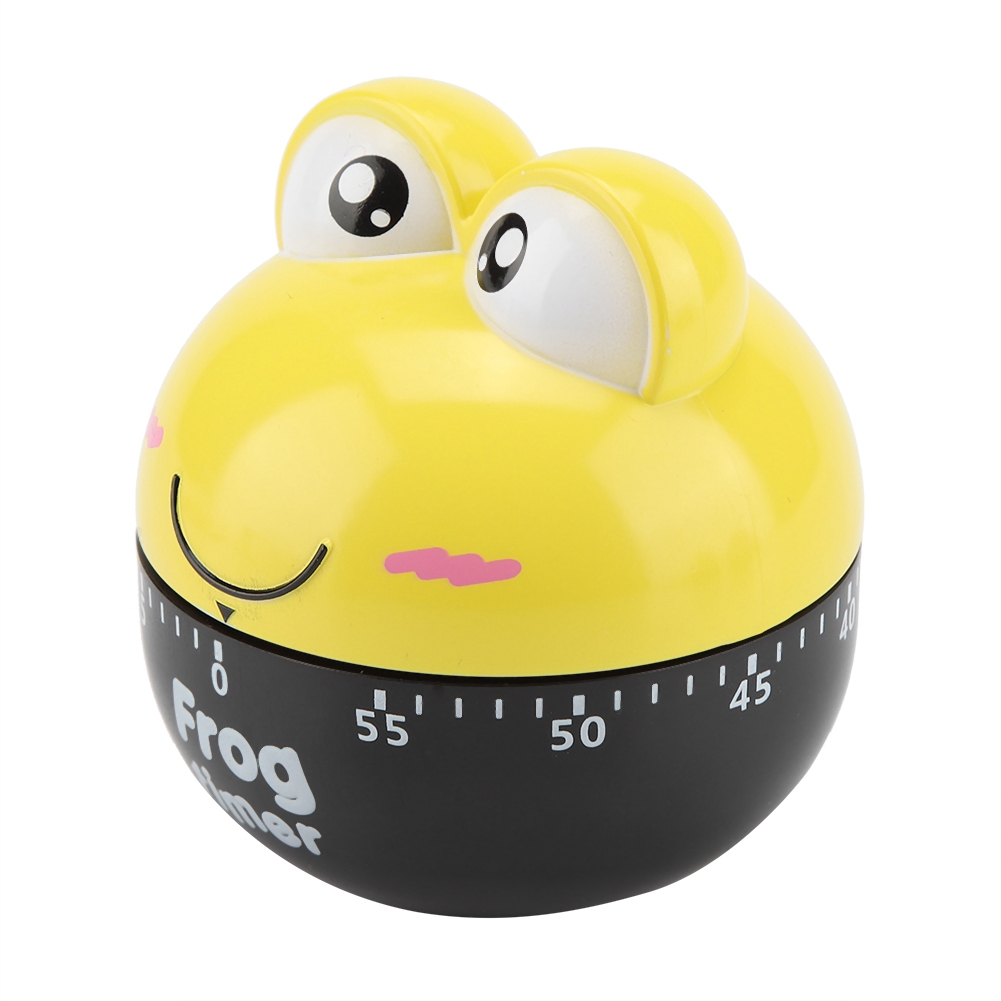 Mechanischer Küchentimer In Tierform Mit Cartoon-motiv Für Kochzeitmessung (gelb)