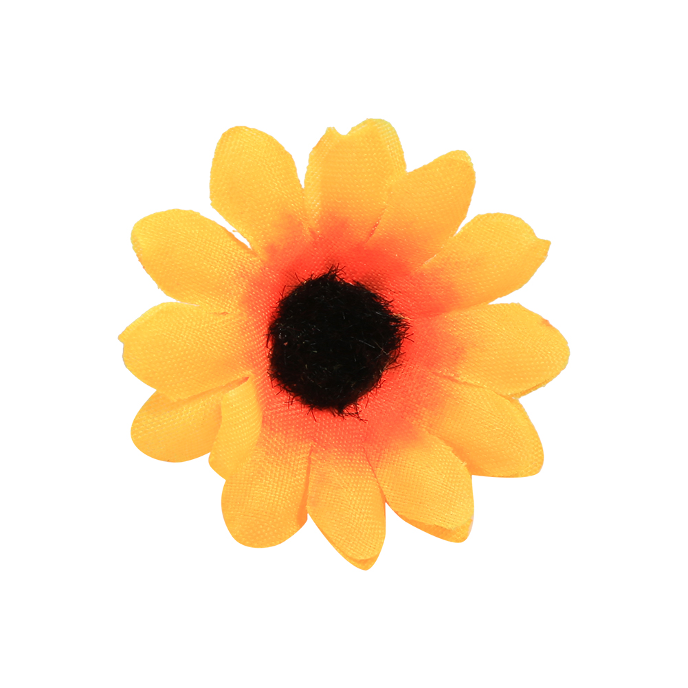 Daisy Cerbera Künstliche Sonnenblumenköpfe Für Hochzeitsfeiern (2 Gelbe Sonnenblume)