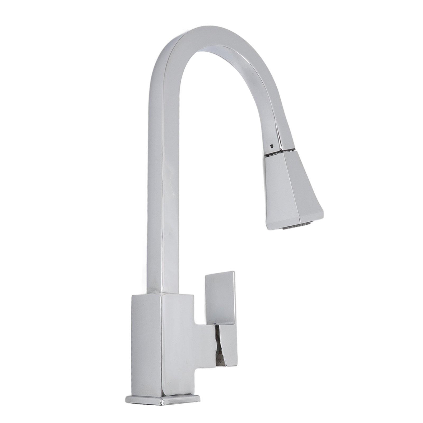 2-in-1 Küchenarmatur Aus Edelstahl Und Messing, Warm-/kaltwasser, Universeller Auslaufhahn, Galvanisiertes Silber.