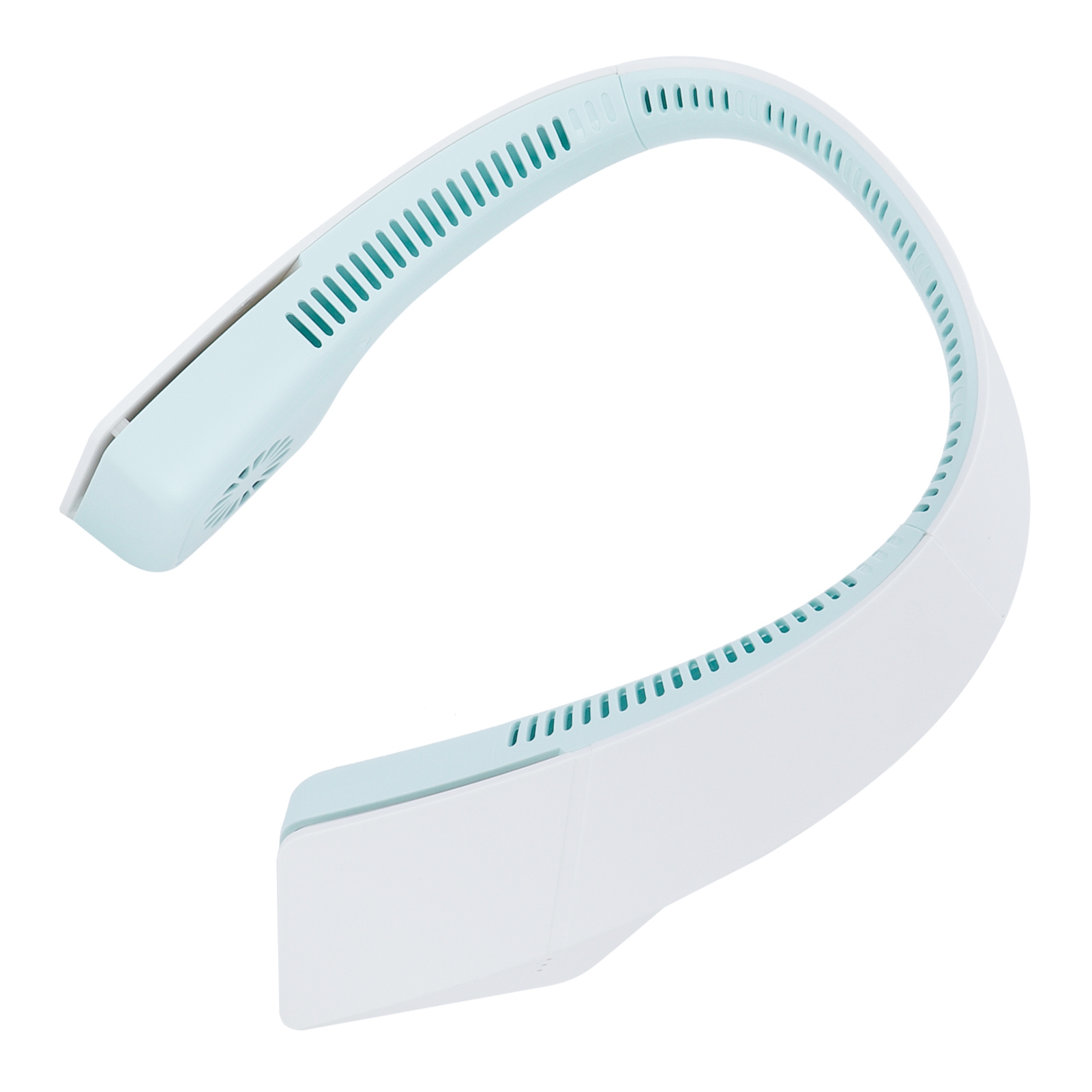 Elektrischer, Blattloser Halsventilator Mit Usb-anschluss, Große Kapazität, Tragbarer Kleiner Ventilator Für Reisen Und Sport (grün)