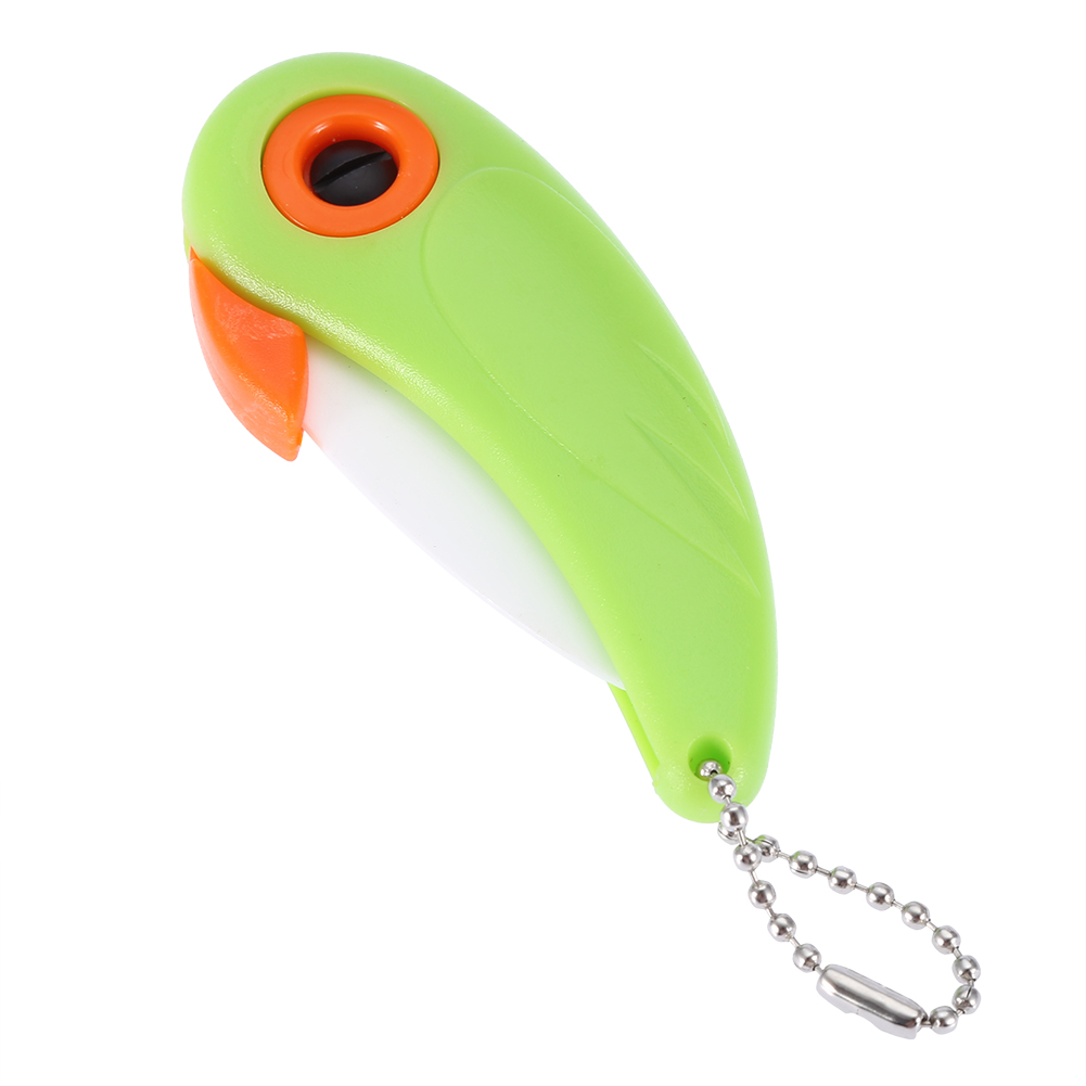 Mini Bird Küchen-klappmesser Aus Keramik Für Obst Und Gemüse (grün)
