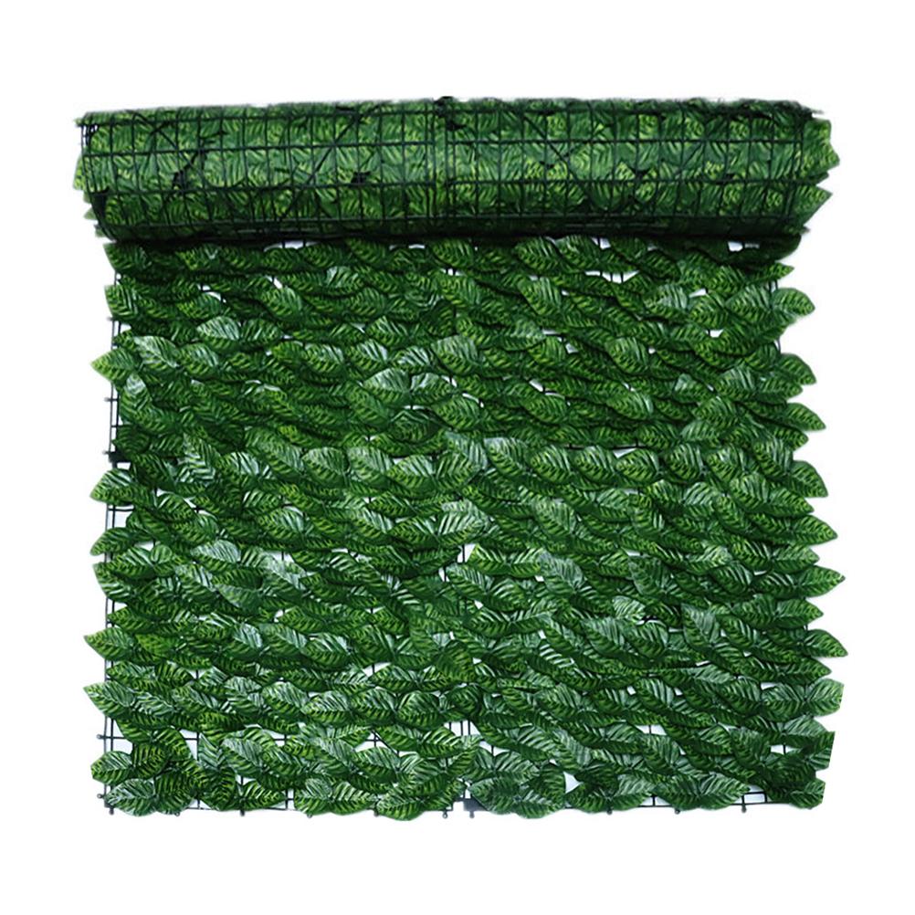 1 Rolle Künstliche Hecke, Pflanzenzaun, Grüne Blätter, Wanddekoration Für Gartenhochzeiten