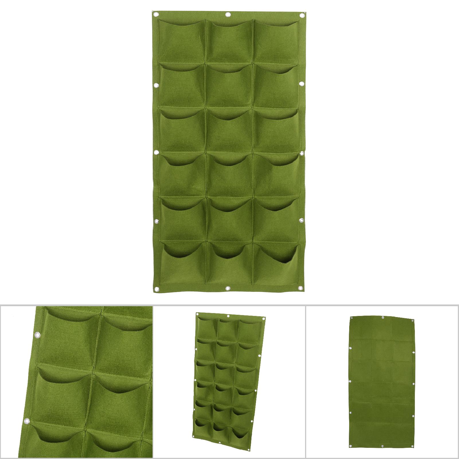 Pflanzbeutel Für Garten, Balkon, Wand, Vertikale Blumenbeete, Hängepflanzgefäß (18 Taschen)