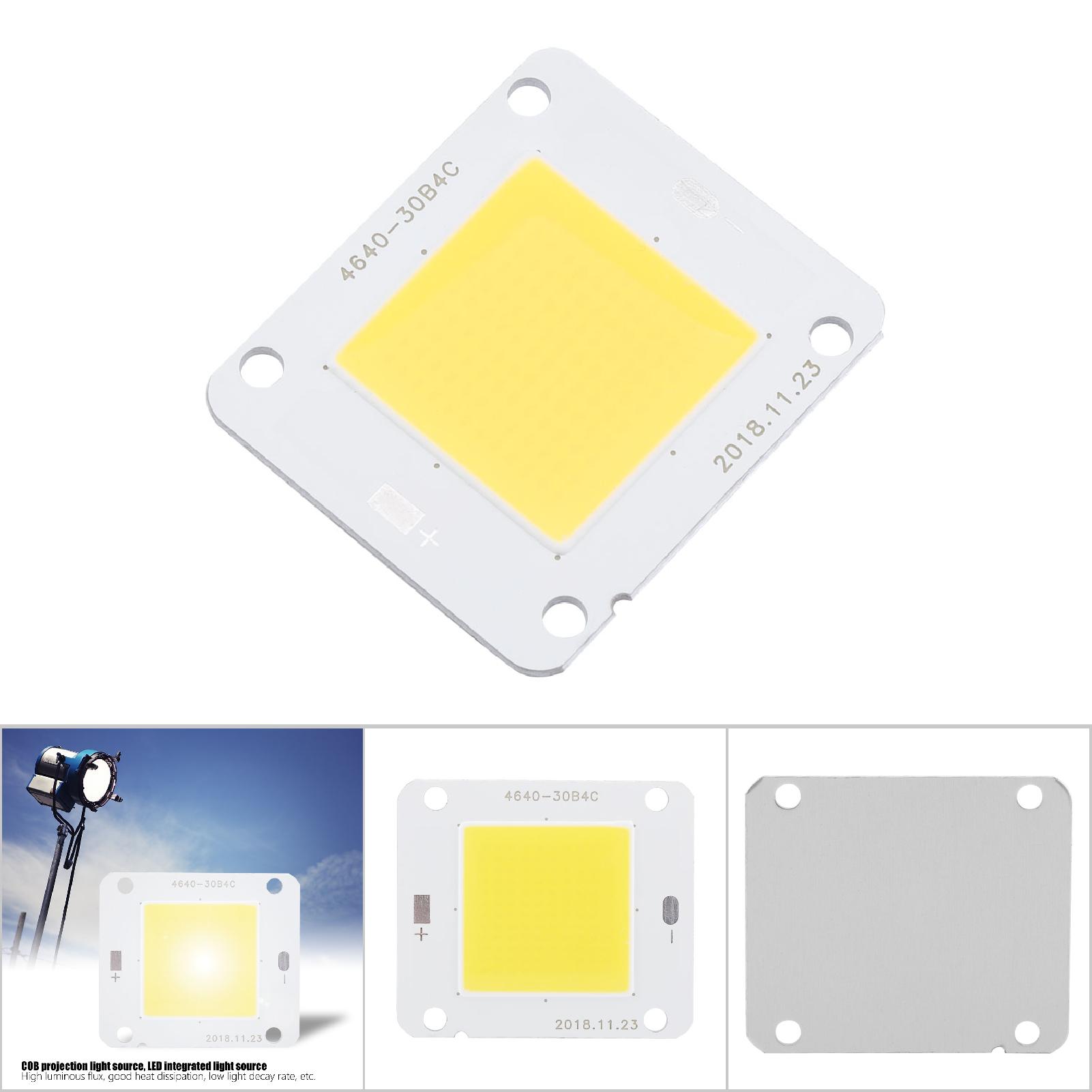 50-w-projektionslichtquelle, Langlebige, Helle Cob-integrierte Led-leuchte (warmweiß 3000-3200k)