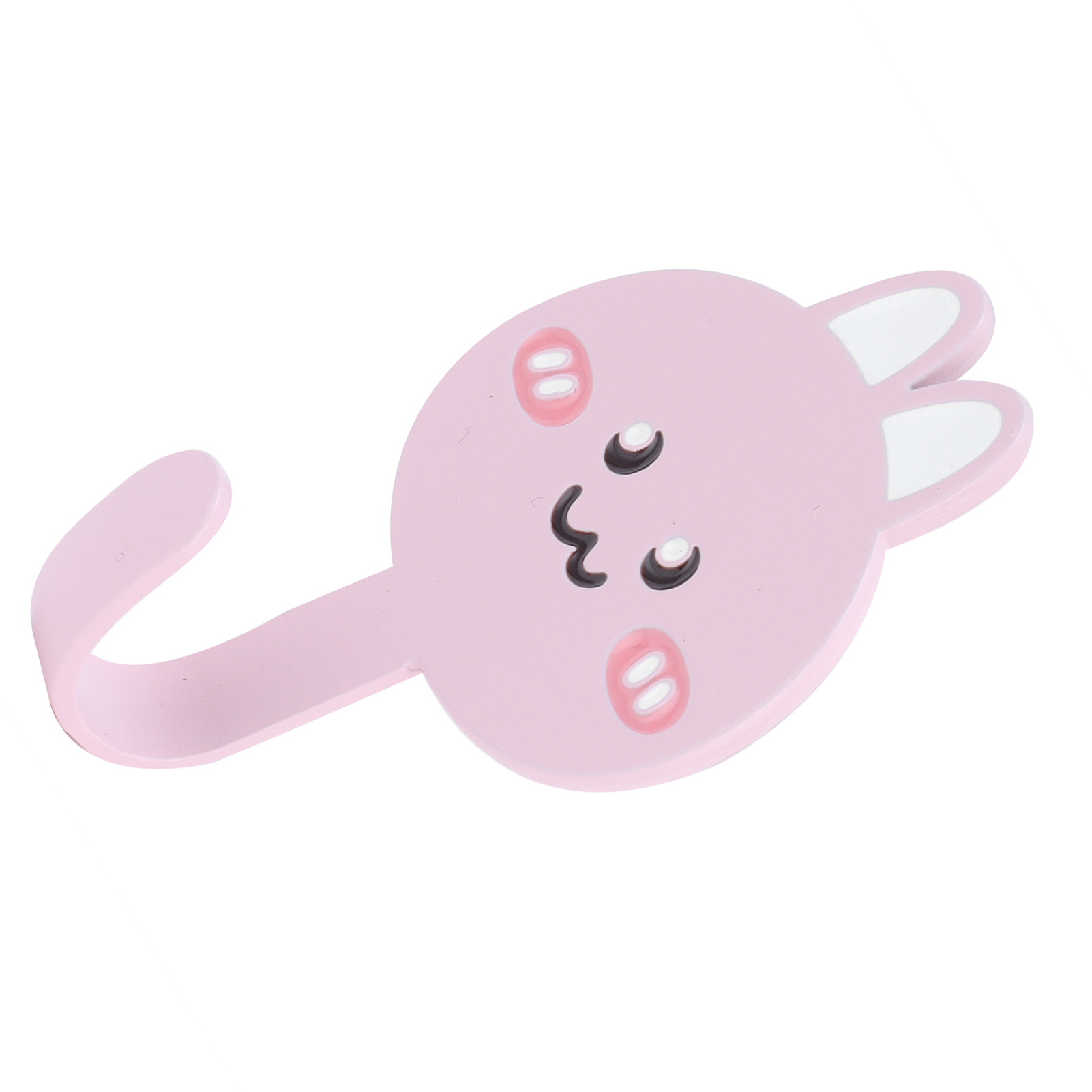 Wandhaken Aus Edelstahl, Selbstklebend, Mit Cartoon-motiv, Ohne Bohren, Für Bad, Wohnzimmer, Zuhause (hase)