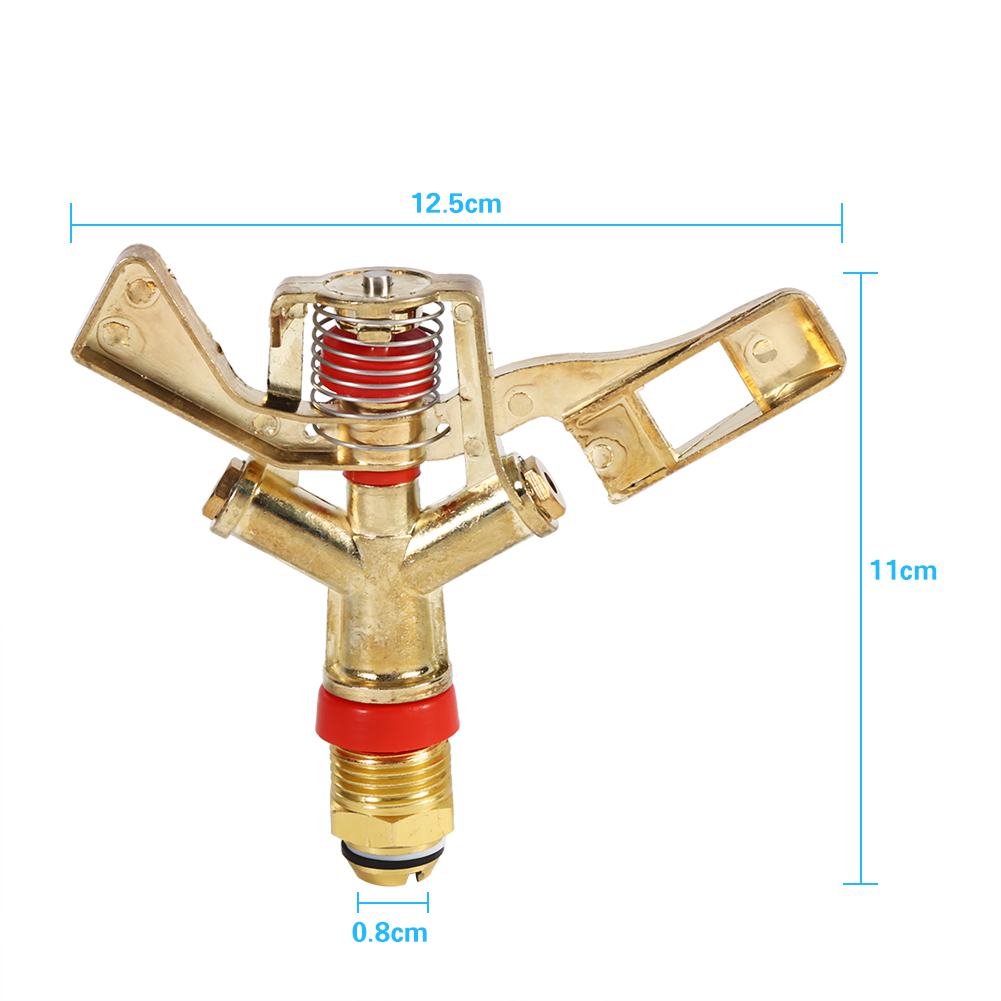 1/2-zoll-anschluss, Drehbarer Kipphebel Aus Messing, Wassersprinkler-sprühdüse, Gartenbewässerung