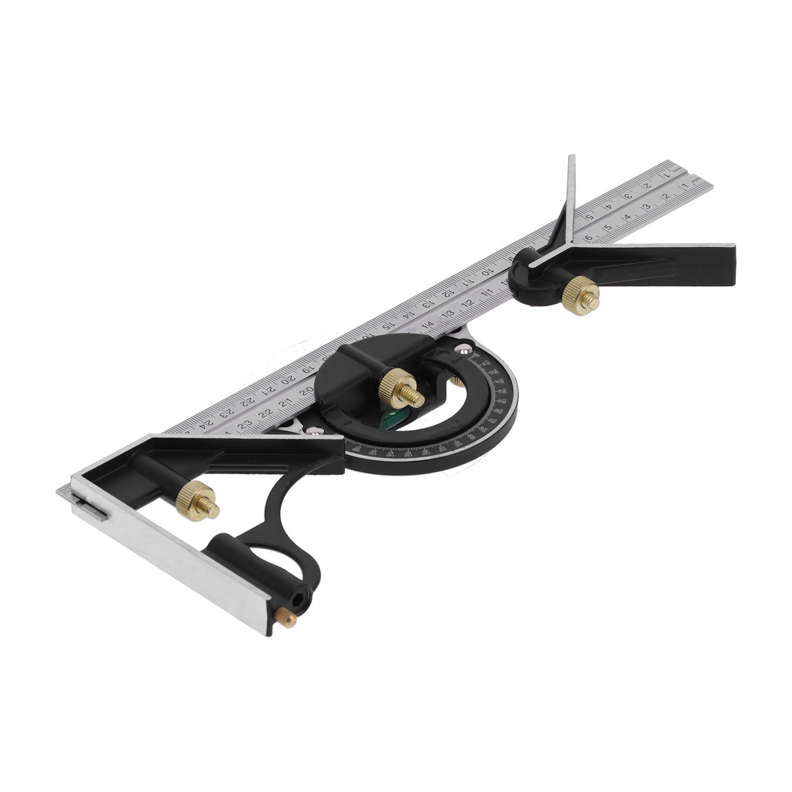 3-in-1-kombinations-winkelmesser-set Mit Winkelmesser Und Lineal Für Hochpräzise Holzbearbeitung
