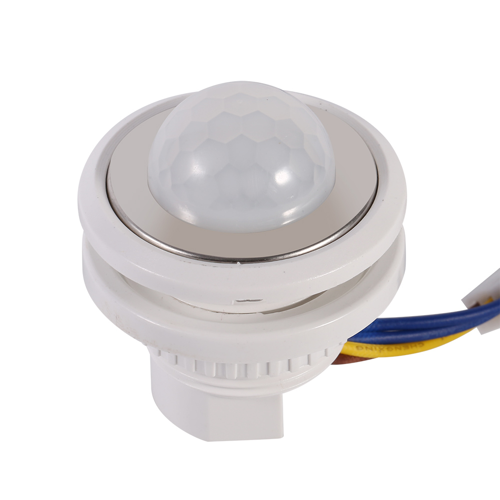 1 Stück Automatischer Infrarot-bewegungsmelder Mit Led-lampe Zur Wand- Und Deckenmontage
