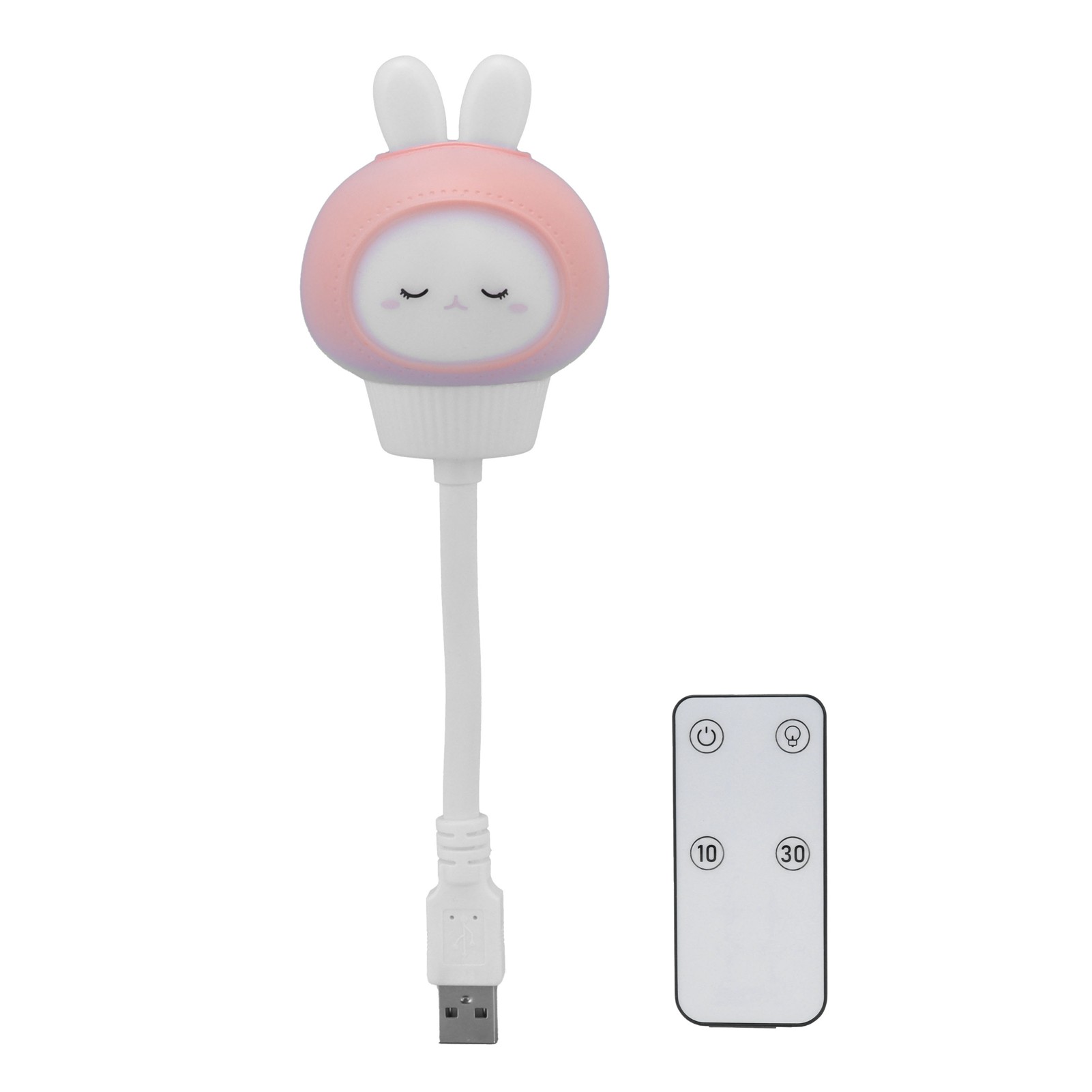 Niedliches Usb-nachtlicht Mit Hasenmotiv Und Fernbedienung Für Babys – Ideal Als Zimmerdekoration Oder Geburtstagsgeschenk